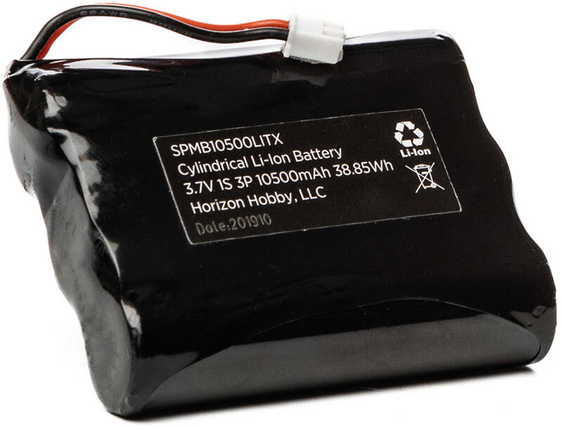 SPEKTRUM 3.7V 10,500mAh 1S iX20 Transmitter Battery: XH-1S