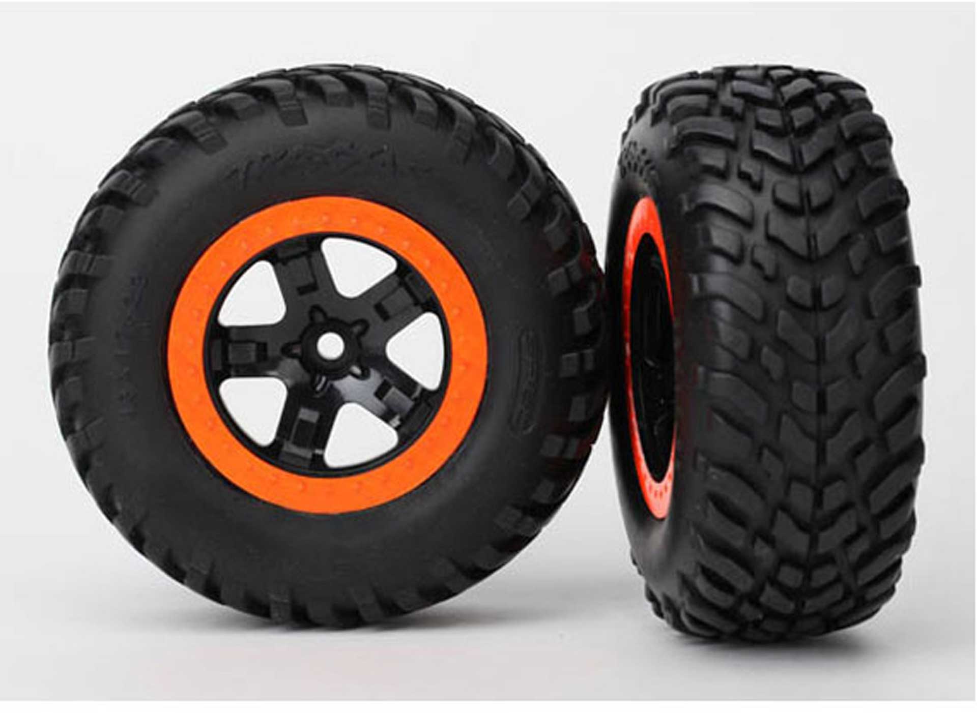 TRAXXAS Reifen+Felge montiert (2) S1-Compund Foam-Einlage