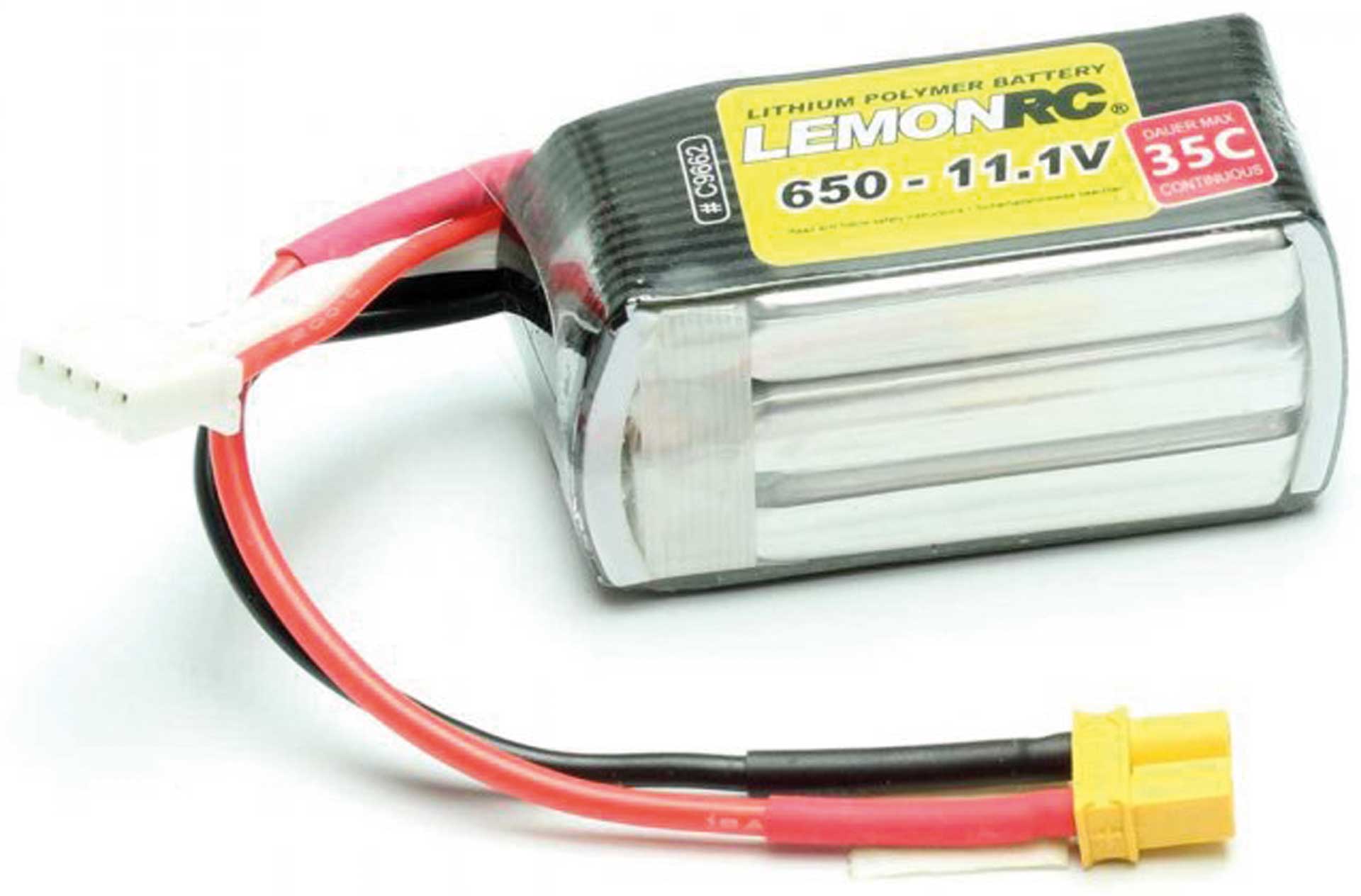 PICHLER LiPo battery LEMONRC 650 11.1V / 3S (35C)