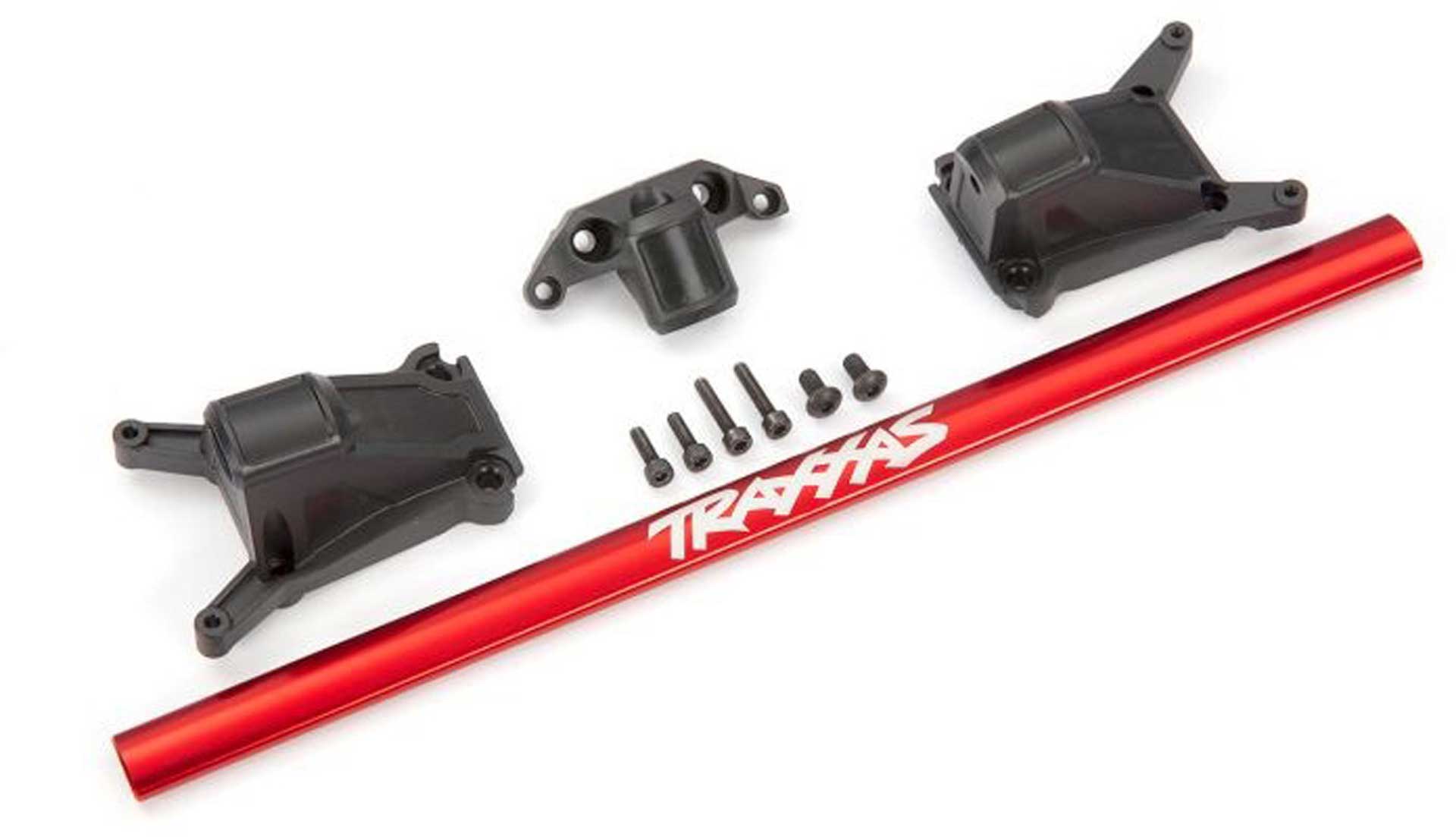 TRAXXAS CHASSIS BRACE KIT ROT FÜR LCG-CHASSIS RUSTLER 4X4 ODER STAMPEDE 4X4