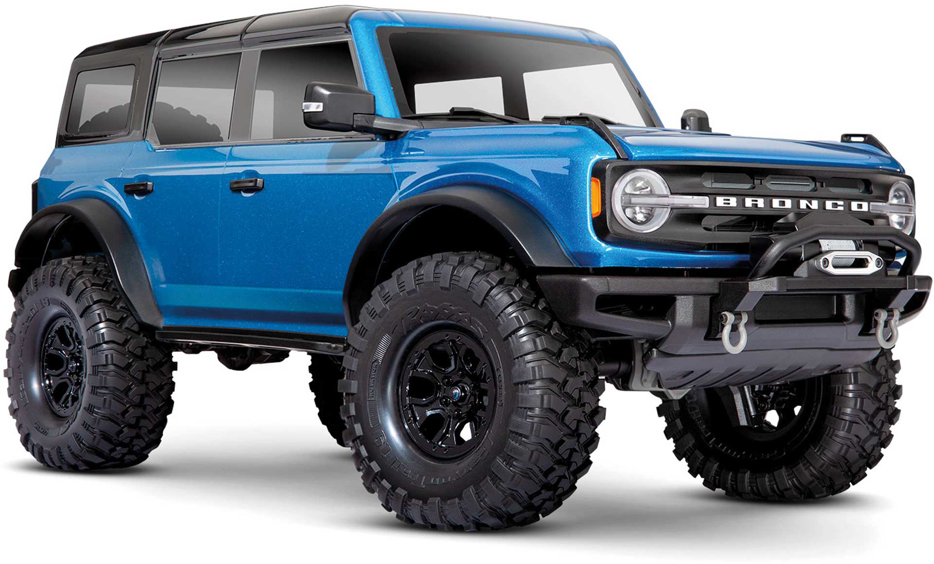 TRAXXAS TRX-4 2021 FORD BRONCO BLUE RTR O. BATTERY/CHARGER 1/10 4WD SCALE CRAWLER BRUSHED