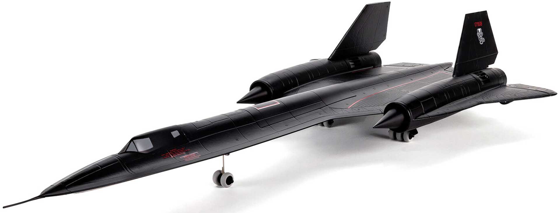 E-FLITE SR-71 Blackbird Twin 40mm EDF BNF Basic avec AS3X et SAFE Select