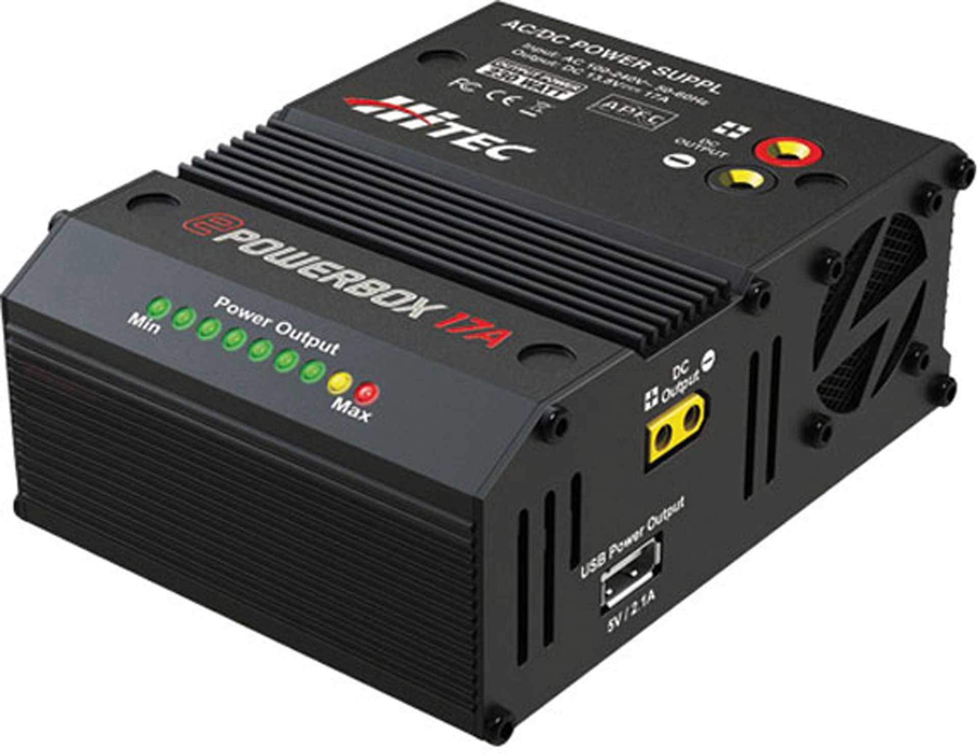 HITEC EPOWERBOX 17A POWER SUPPLY IDEAL FOR X1 PRO CHARGER # 9715243