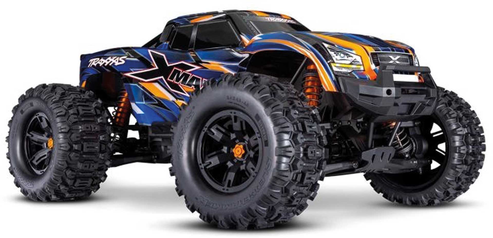 TRAXXAS X-MAXX 4X4 VXL 8S ORANGE 1/7 MONSTER-TRUCK BELTED RTR BRUSHLESS SANS BATTERIE NI CHARGEUR
