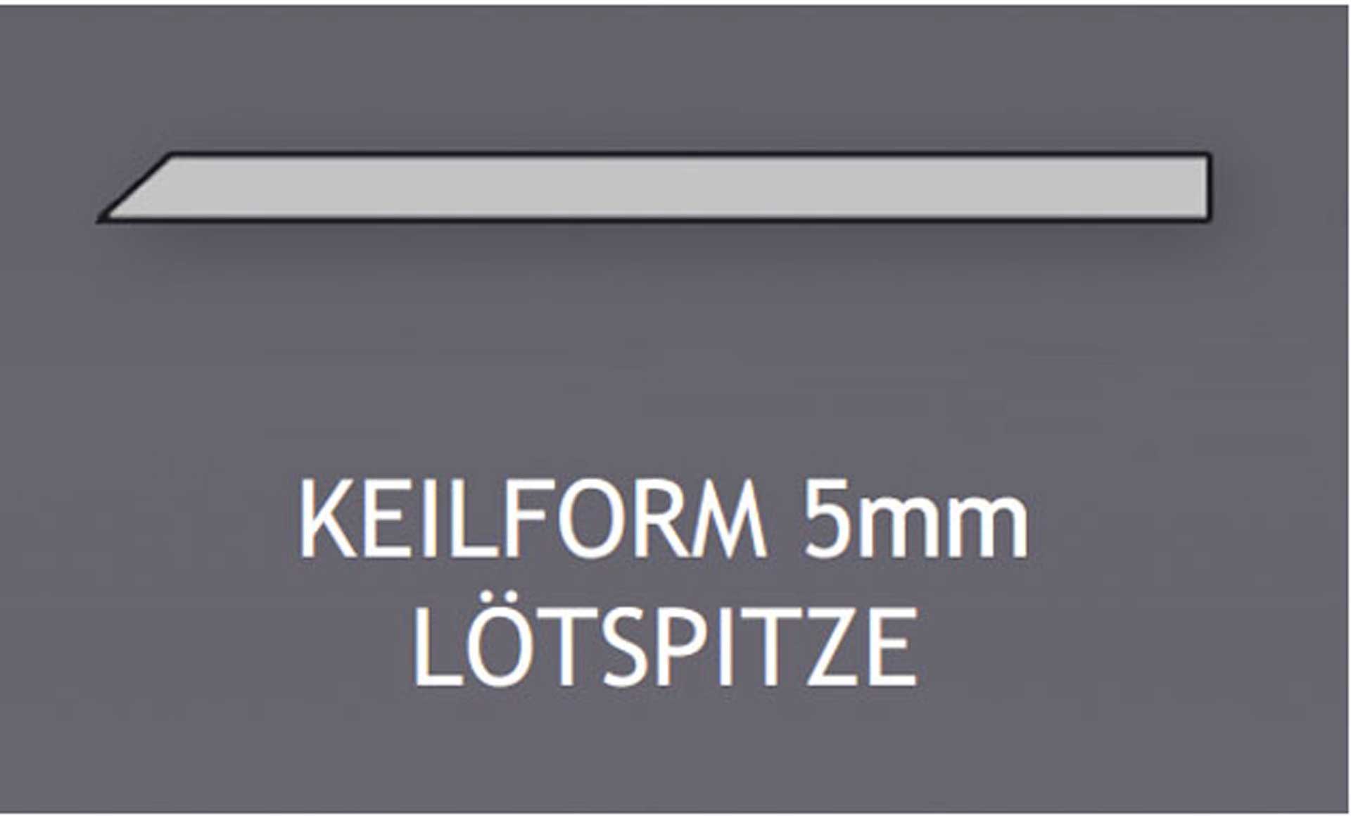 STARTEC LÖTSPITZE 5,0 mm "keilform"
