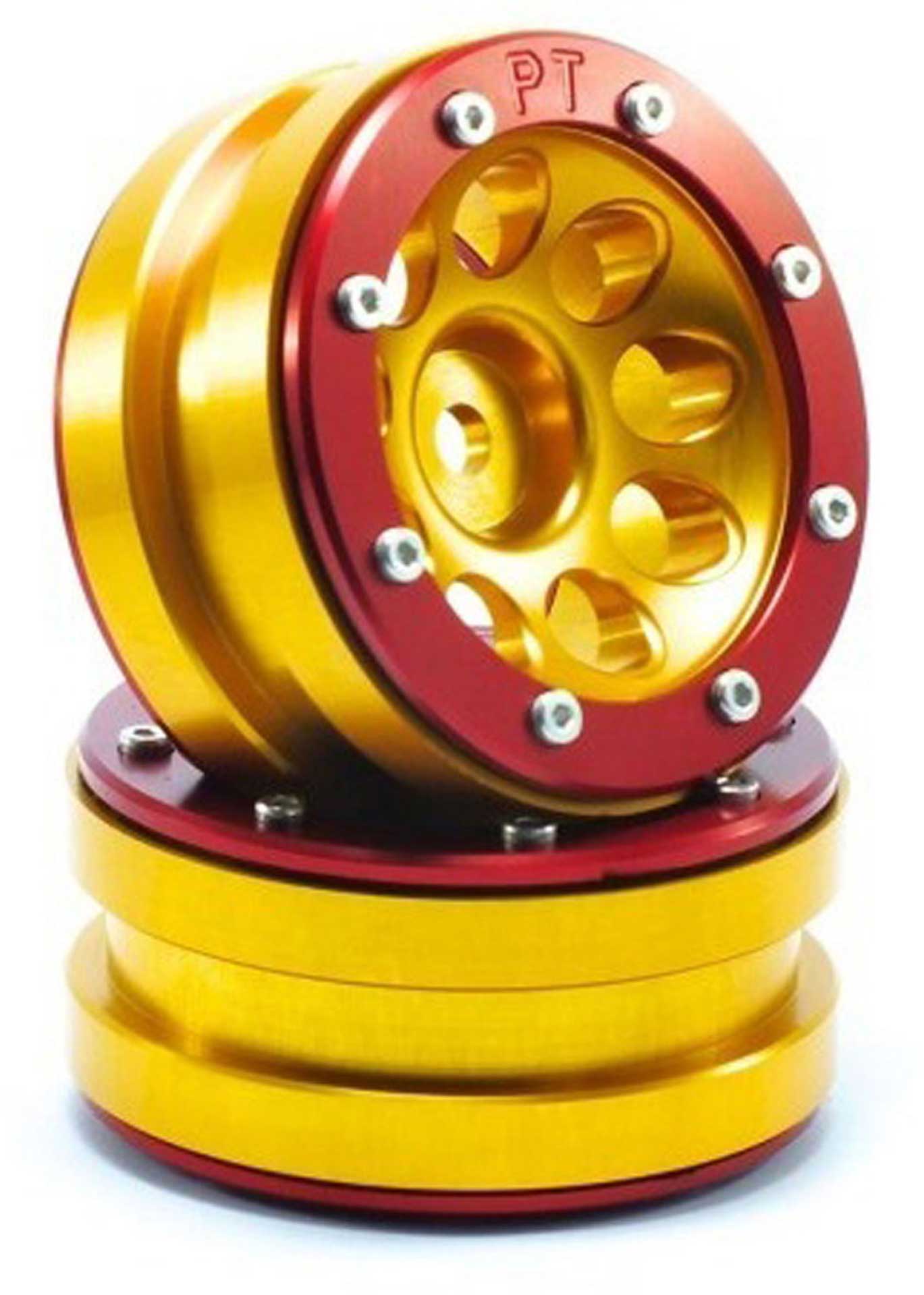 METSAFIL Beadlock Wheels PT- Ecohole Gold/Rot 1.9 (2 St.)