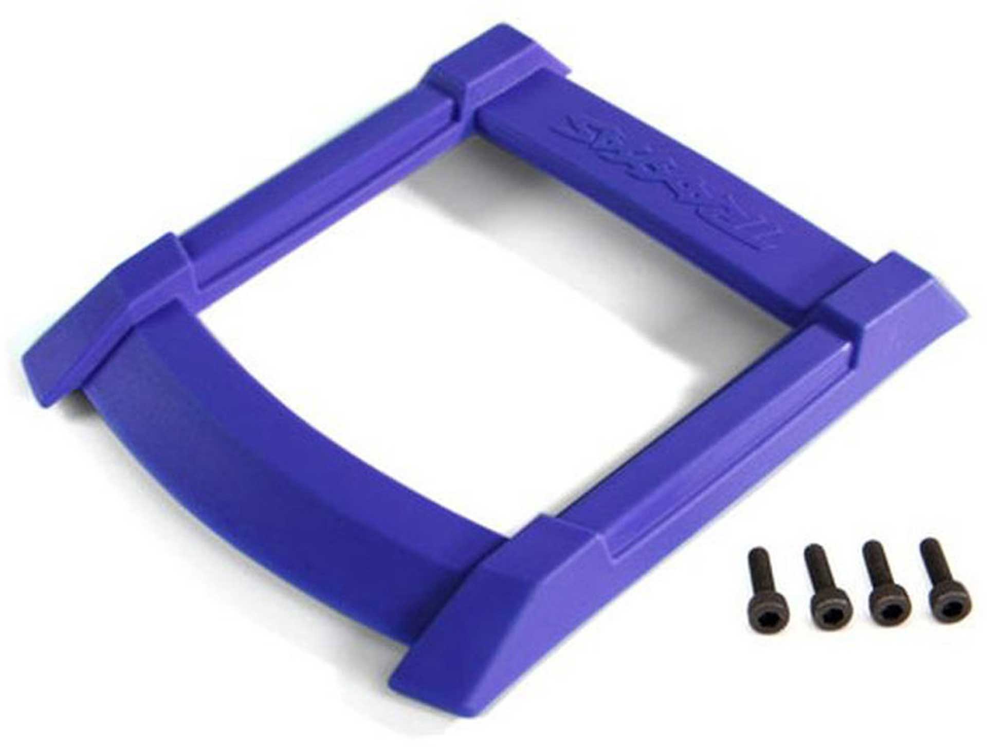 TRAXXAS SKID PLATE, ROOF (FOR CHECKERS) BLUE for MAXX