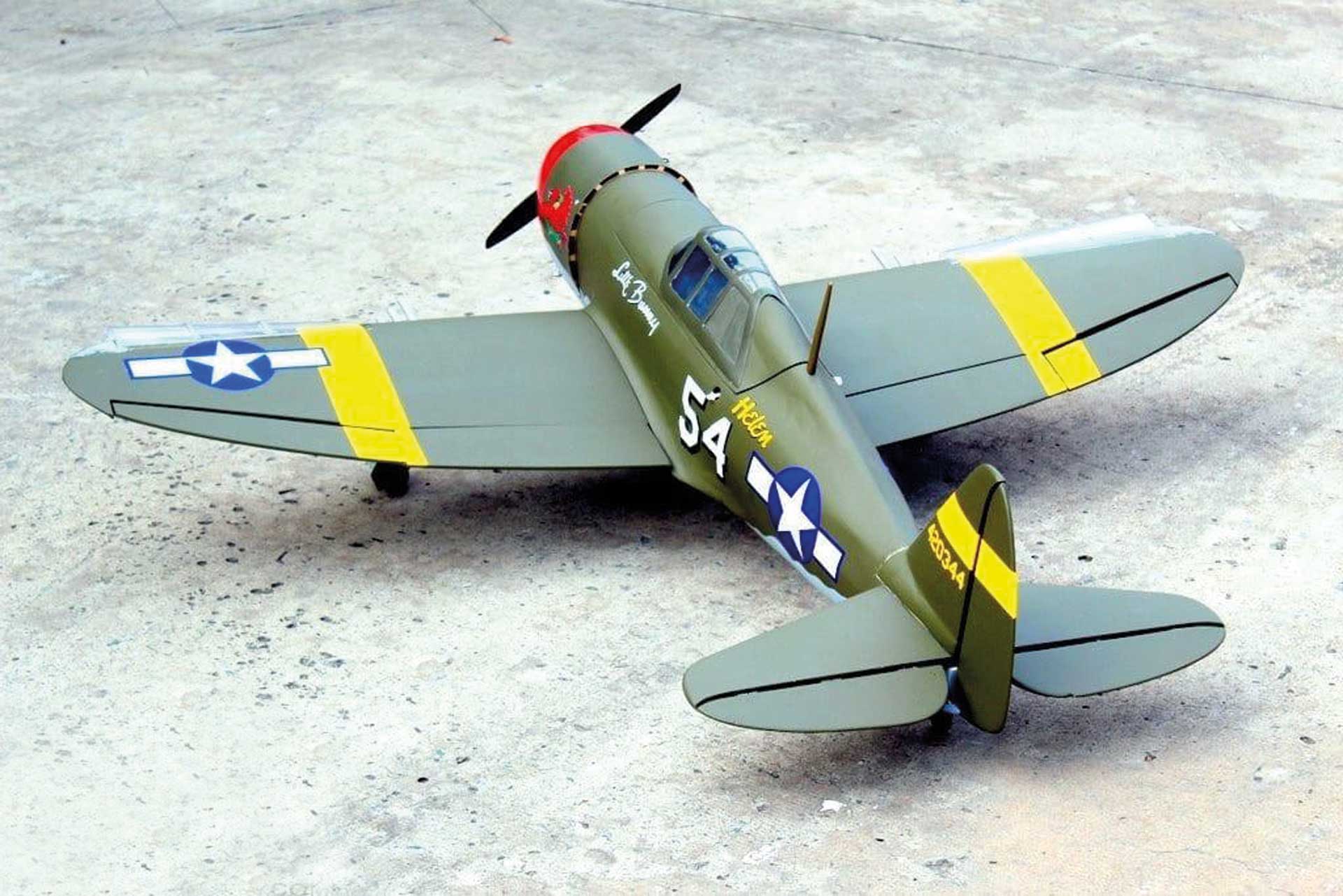 Seagull Models ( SG-Models ) P-47D "Little Bunny" MK II ARF 1,4m mit NACA Vorflügel