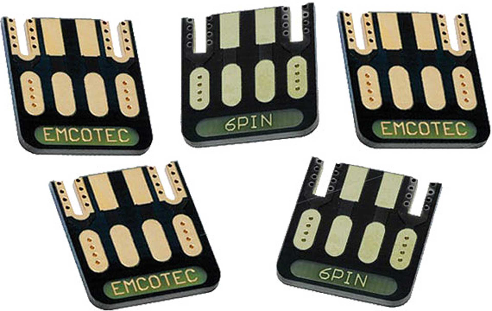 EMCOTEC EMC PLATINE 6-PINS 5 PIÈCES. POUR HOCHSTROMCONNECTEUR