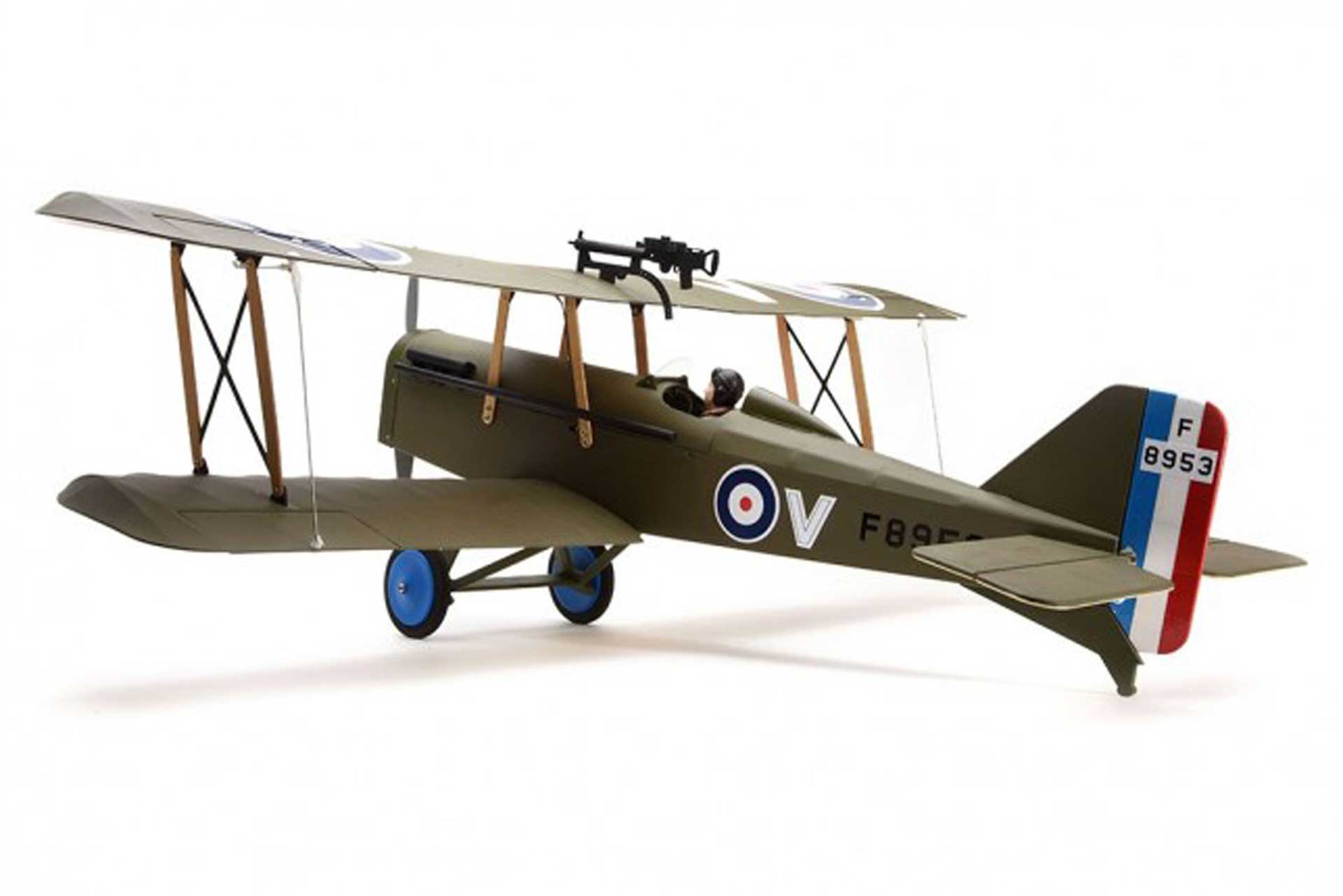 SUPER FLYING MODEL S.E.5A DOUBLE-DECKER WOODEN KIT FOR ELECTRIC OR BURNER DRIVE