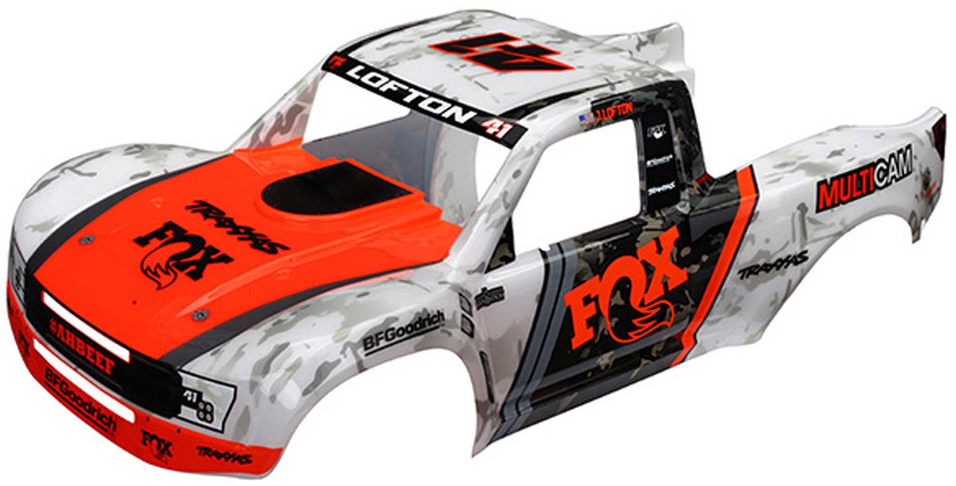 TRAXXAS Karo Desert Racer Fox Edition (lackiert) +Aufkleber