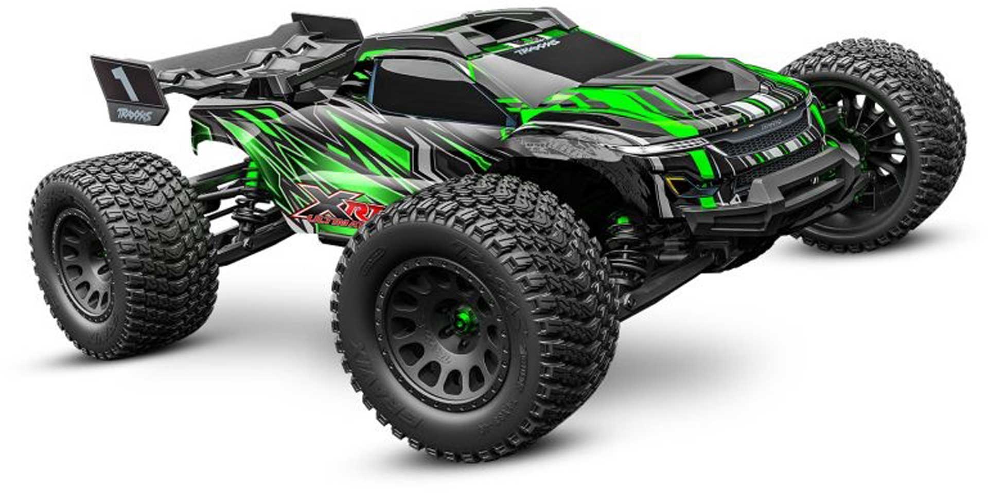 TRAXXAS XRT ULTIMATE 4X4 VXL GREEN 1/7 RACE-TRUCK RTR BRUSHLESS WITHOUT BATTERY AND CHARGER (LIMITED VERSION)