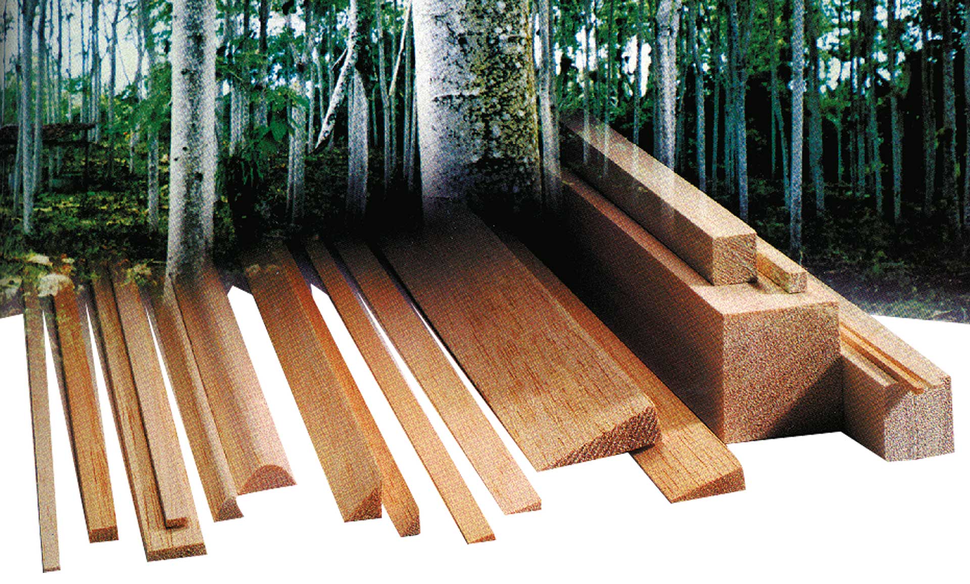 MODELLBAU LINDINGER Pine square molding 3x25x1000mm