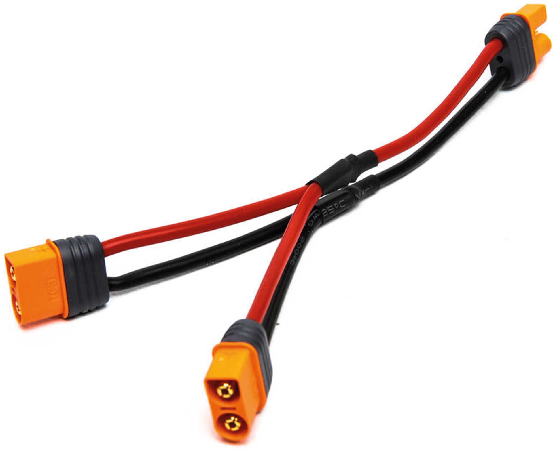 SPEKTRUM Parallel Y-Harness: IC3 Battery with 6" Wires, 13 AWG