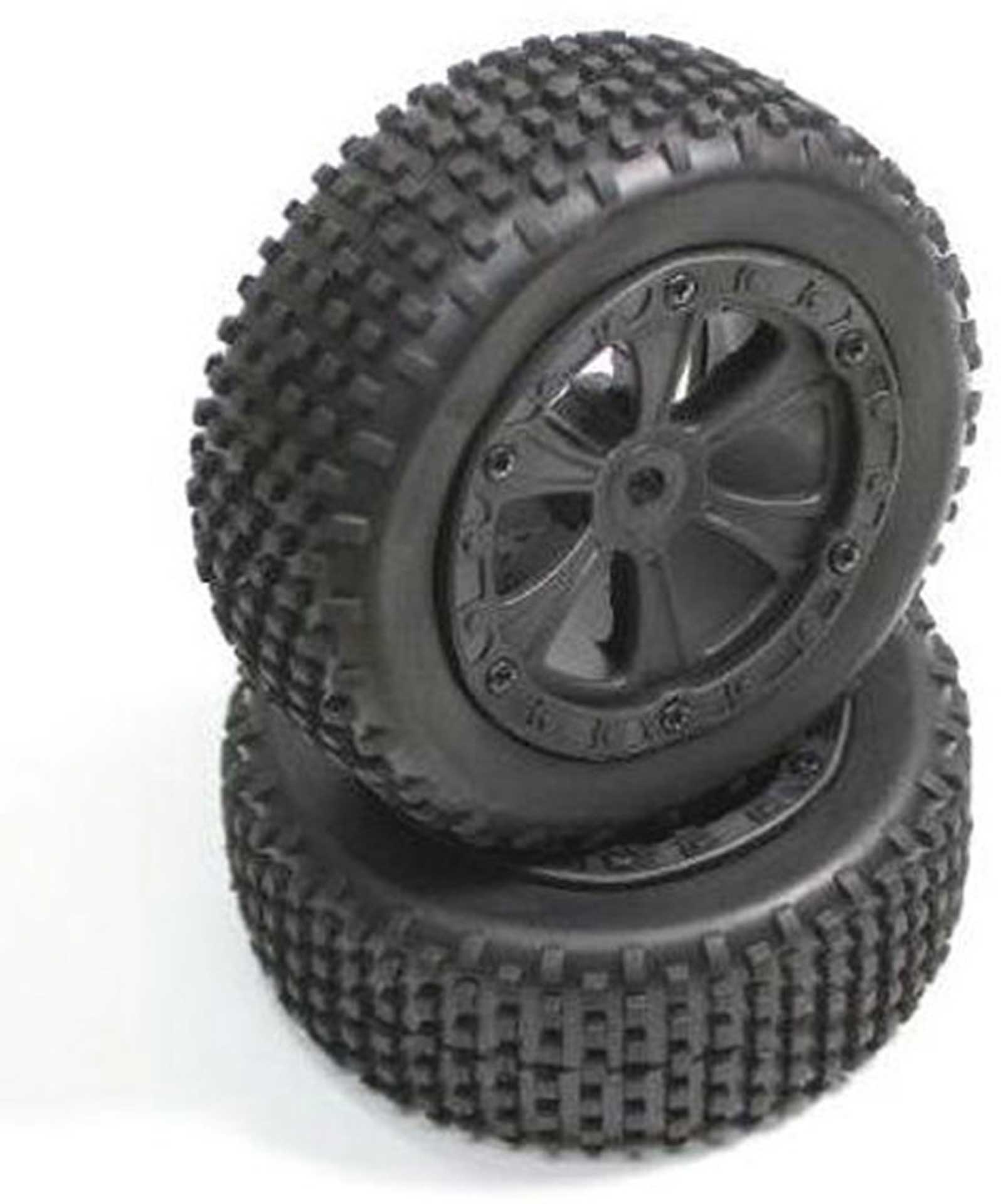ABSIMA TIRES COMPLETE  FRONT (2) 1:10 HOT SHOT BUGGY