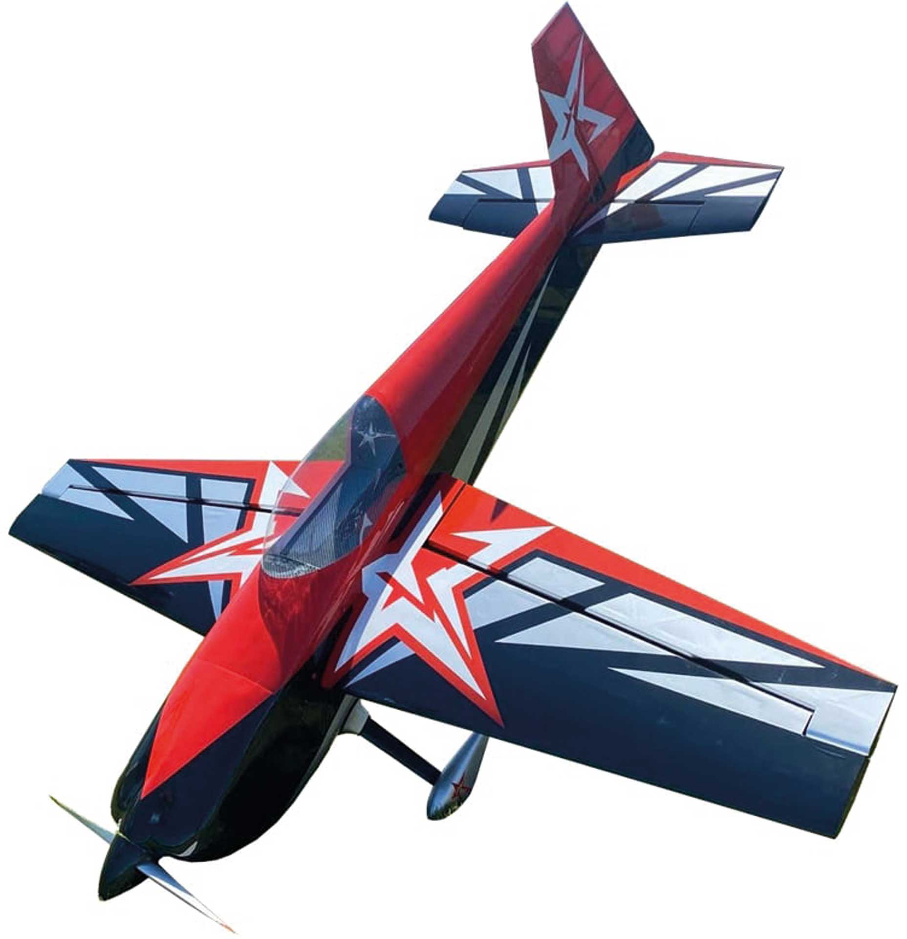 AJ AIRCRAFT Slick 540 61" ARF Rot Kunstflugmodell