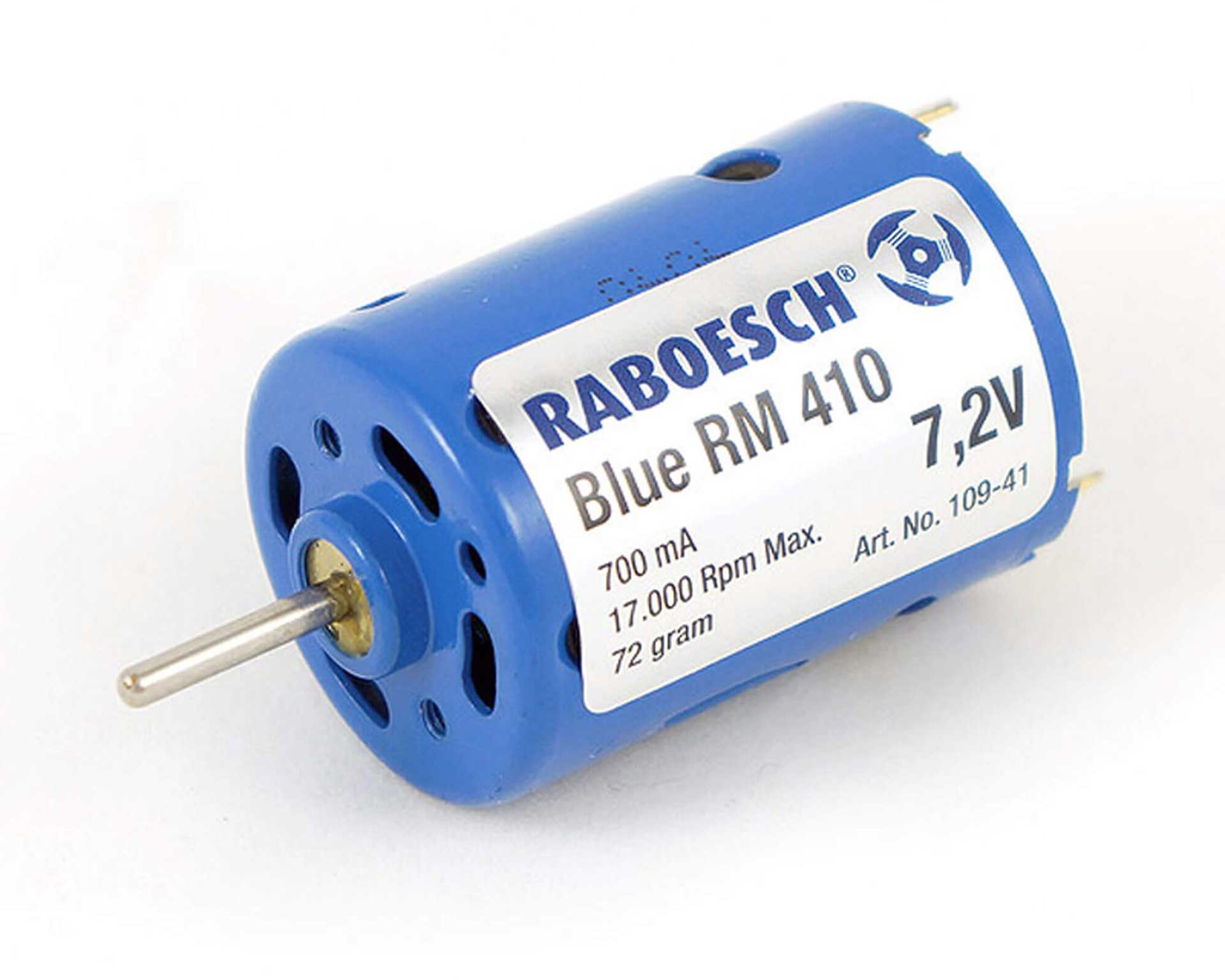 RABOESCH Moteur électrique Bleu RM-410 7,2V