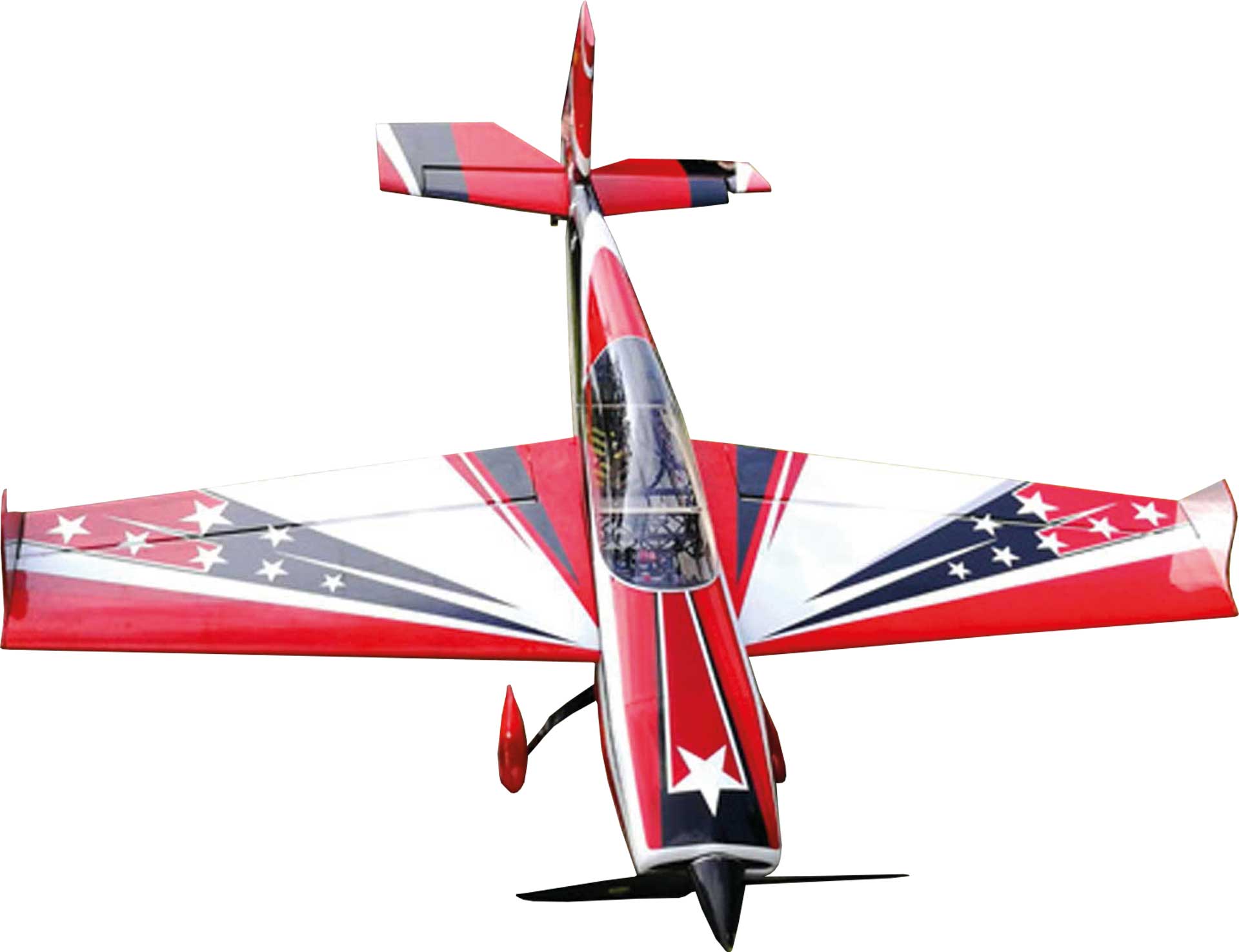 EXTREMEFLIGHT-RC EXTRA 300 78" V3 Plus red / black ARF with quick release wing latching mechanism