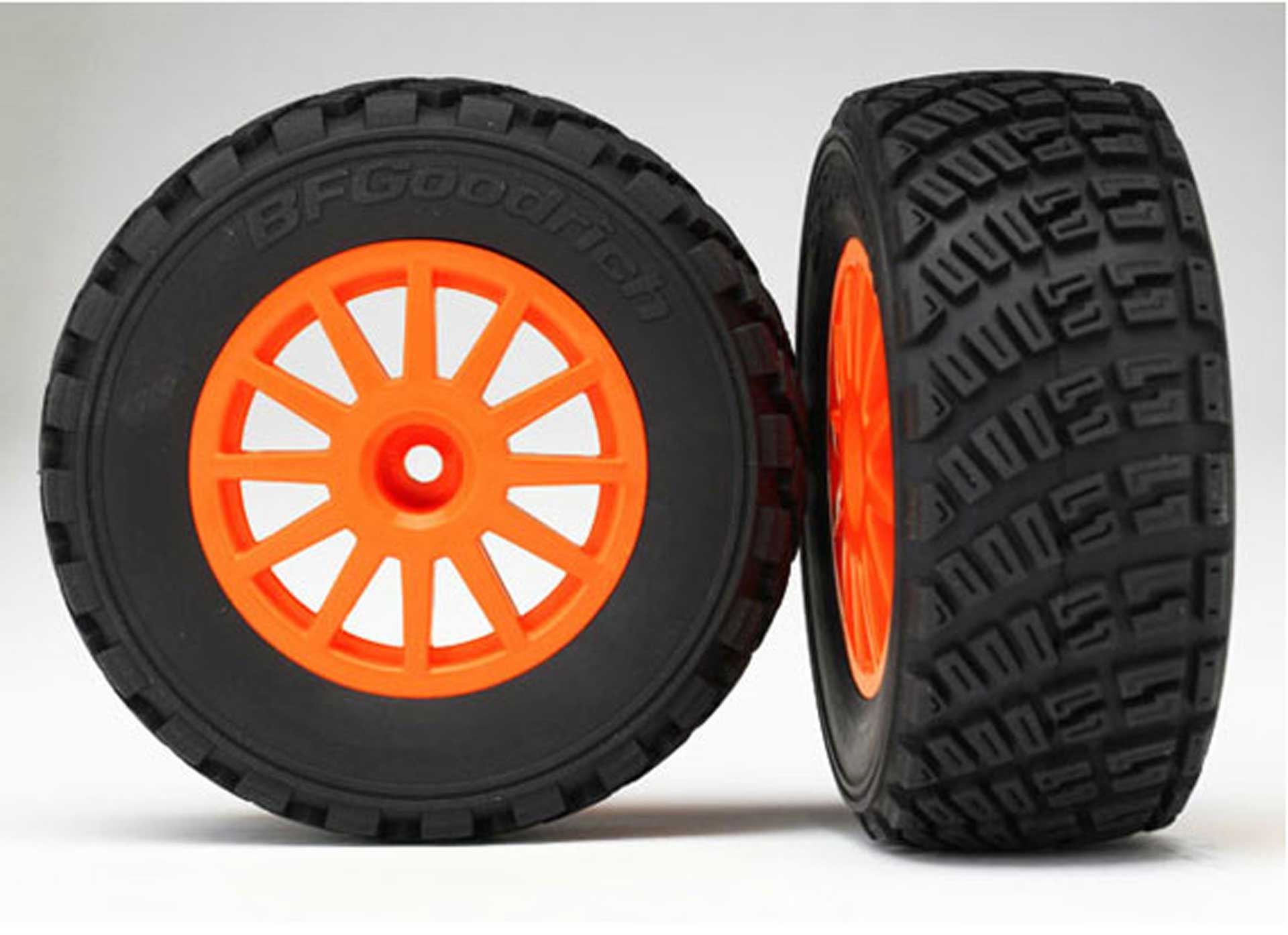 TRAXXAS Reifen auf Felge orange