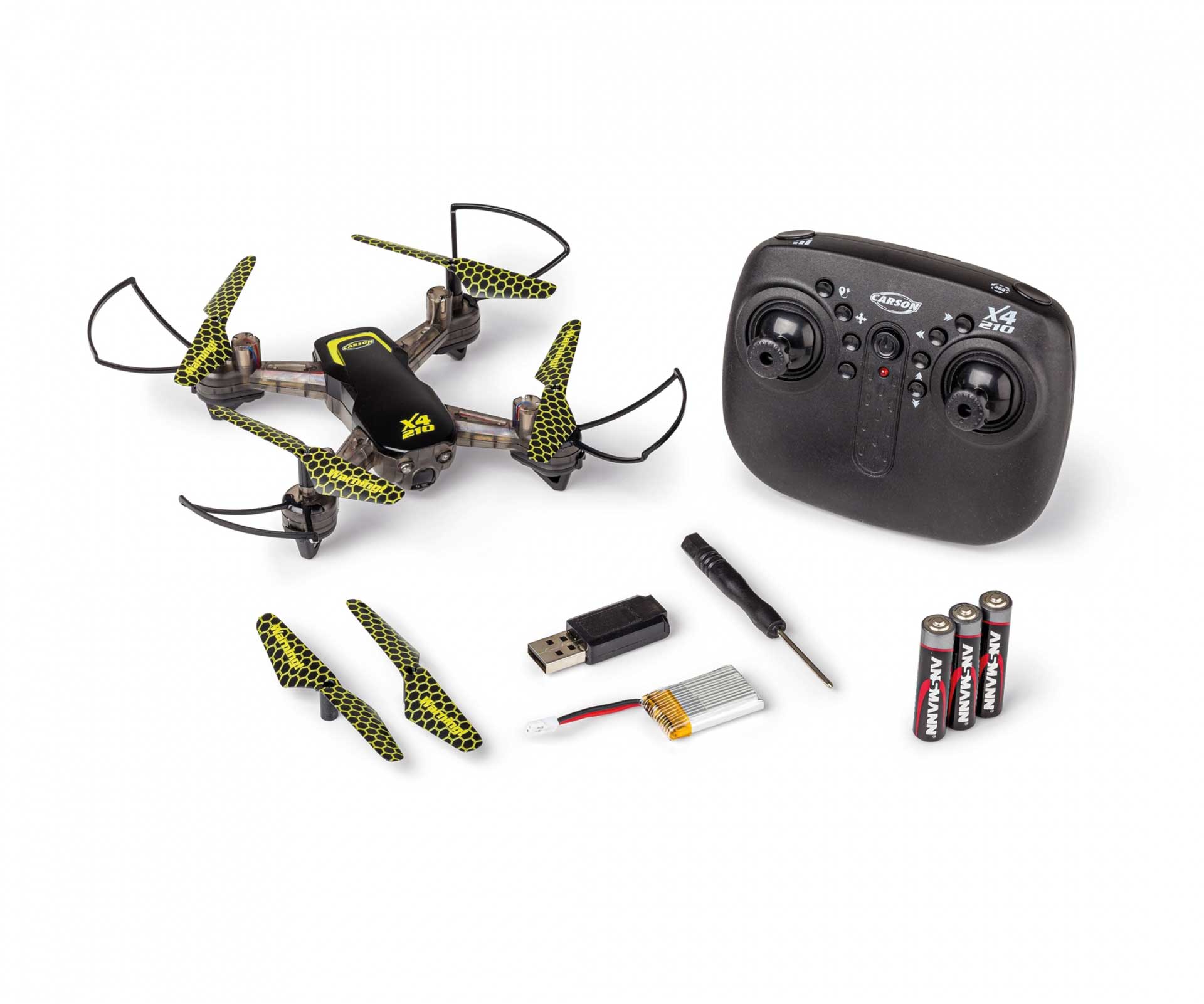 CARSON X4 Quadcopter 210-LED 100% RTF
