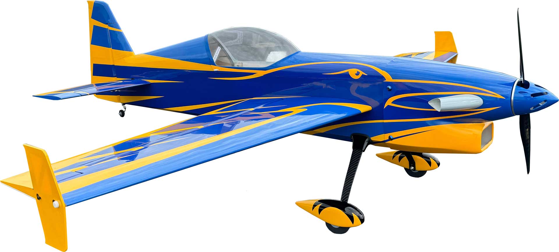 Extremeflight-RC Turbo Raven 69" V2 Plus Gelb/Blau ARF