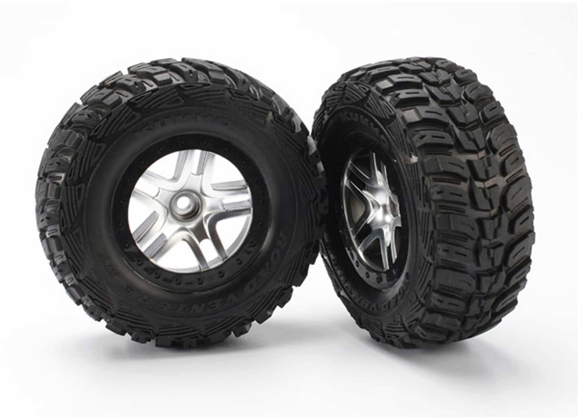 TRAXXAS ROUES AVANT MONTEES COLLEES KUMHO POUR 4X2 (2)