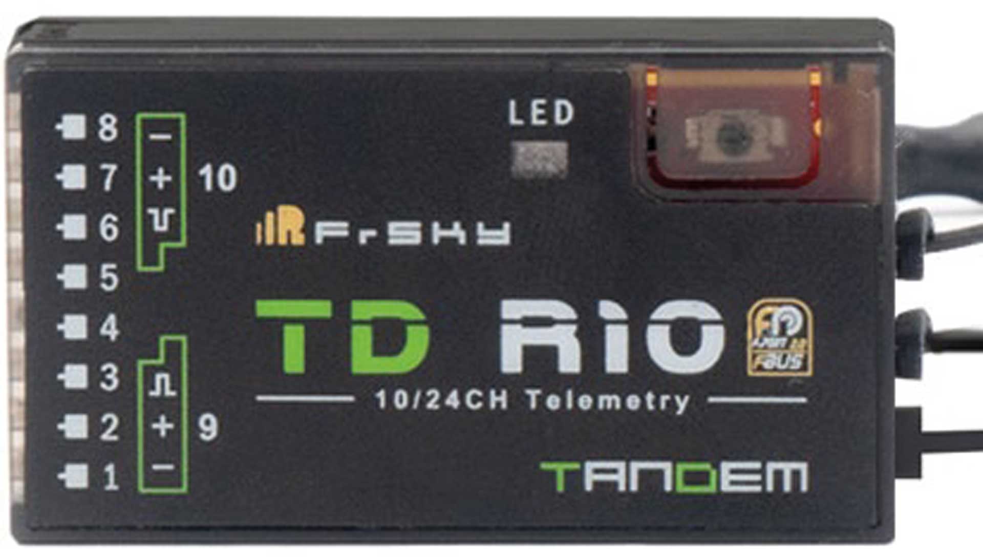 FrSky Récepteur tandem TD-R10 2,4 GHz/868 MHz