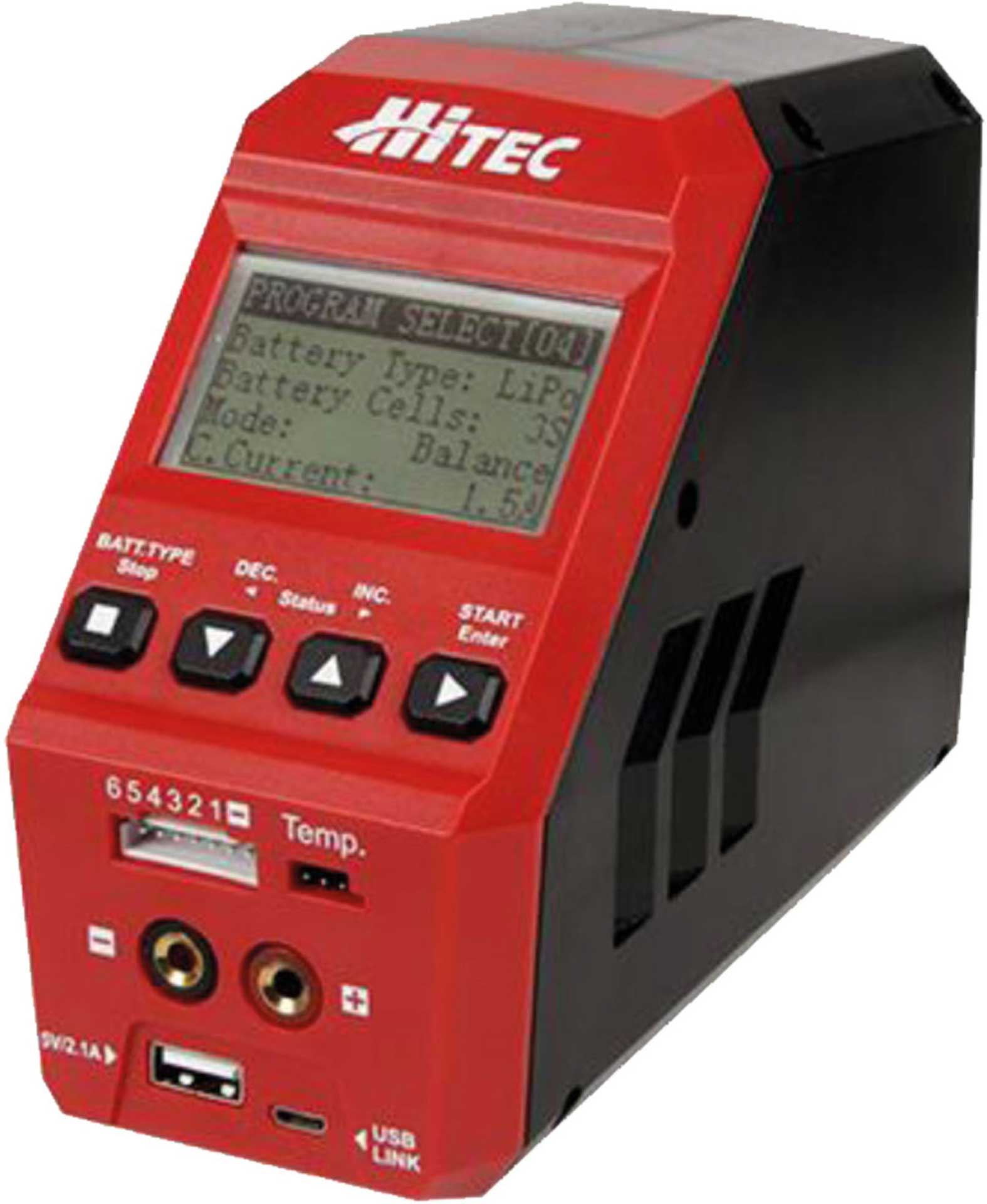 HITEC X1 RED MULTICHARGER AC/DC 1-6S -2A