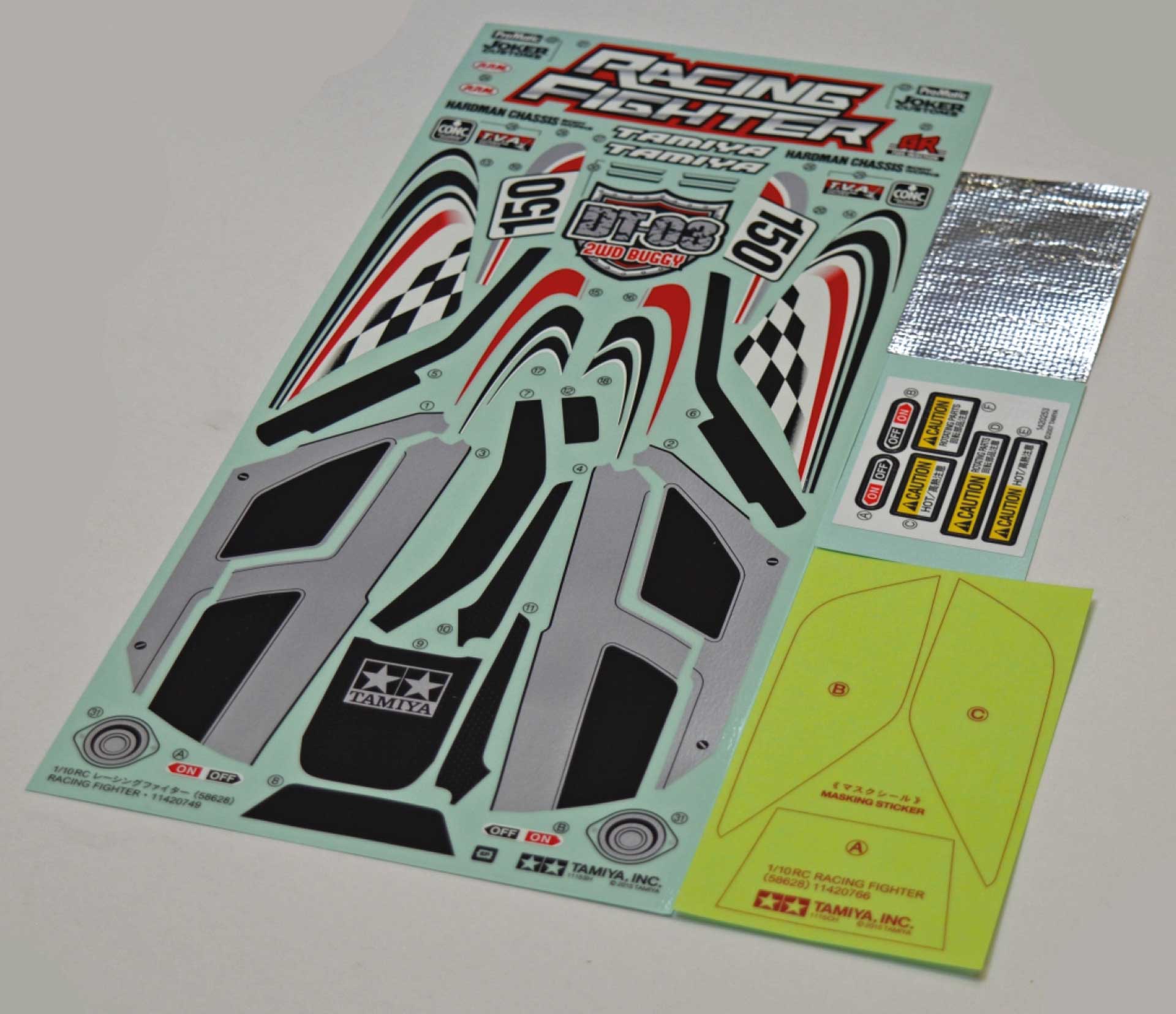 TAMIYA Sticker Racing Fighter 58628