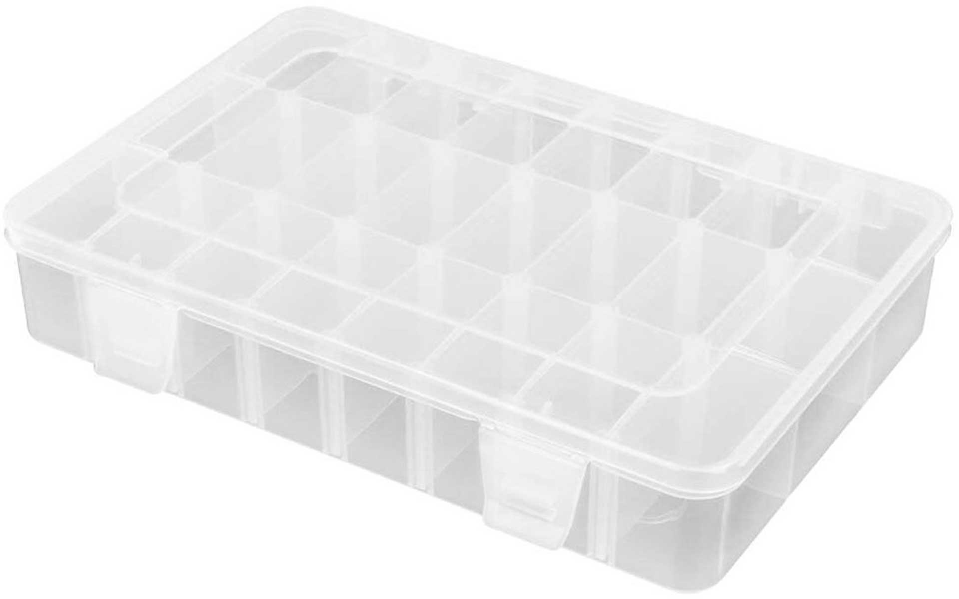 ROBITRONIC ASSORTMENT BOX 24 COMPARTMENTS 202X137X40MM VARIABLE