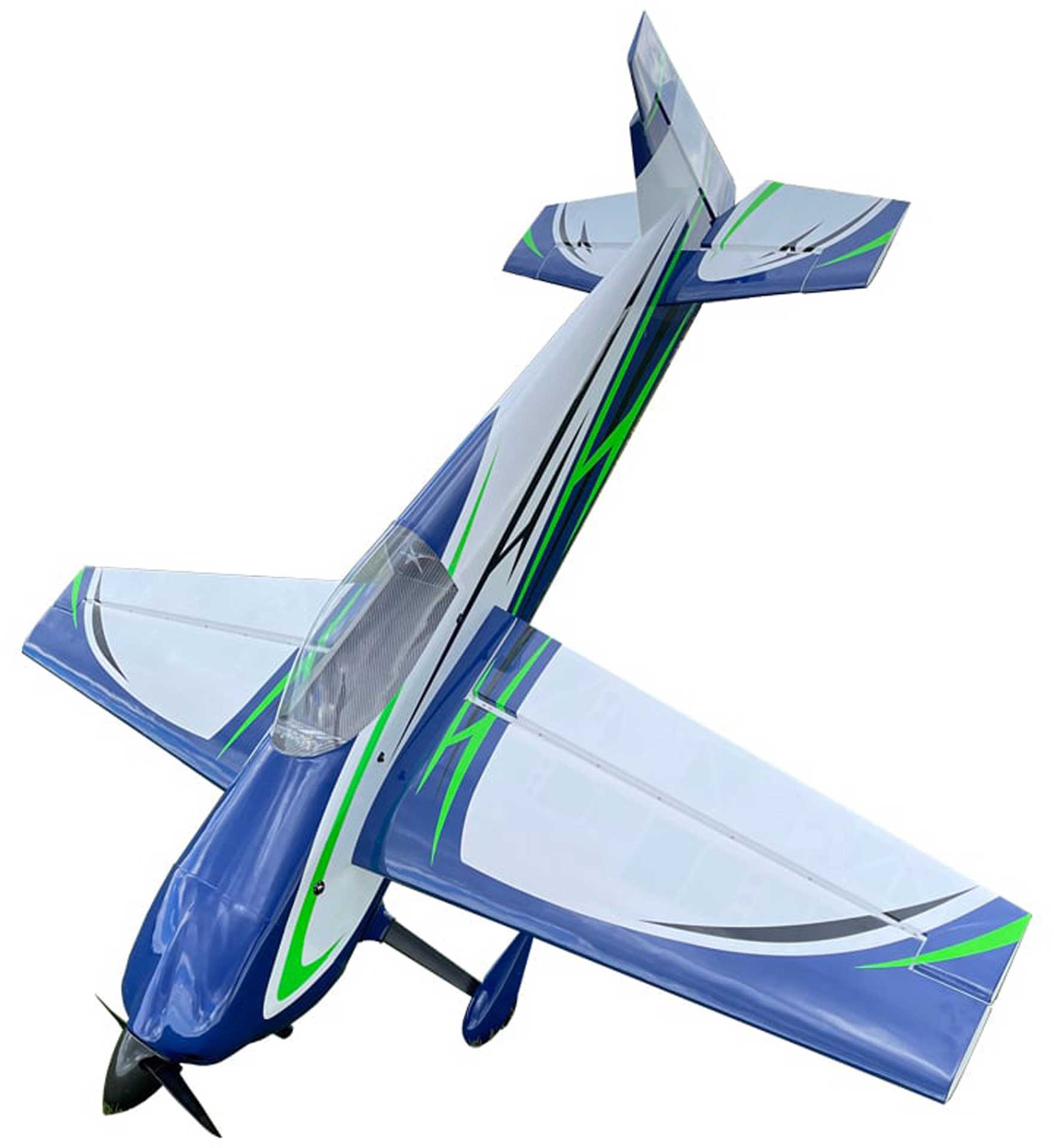 AJ AIRCRAFT Laser 93" 230z ARF blue acrobatic model