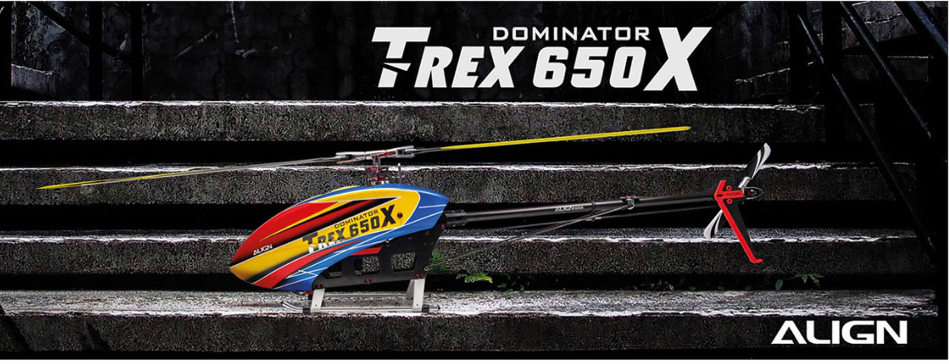 ALIGN T-REX 650X Dominator Combo (12S) RC Helicopter