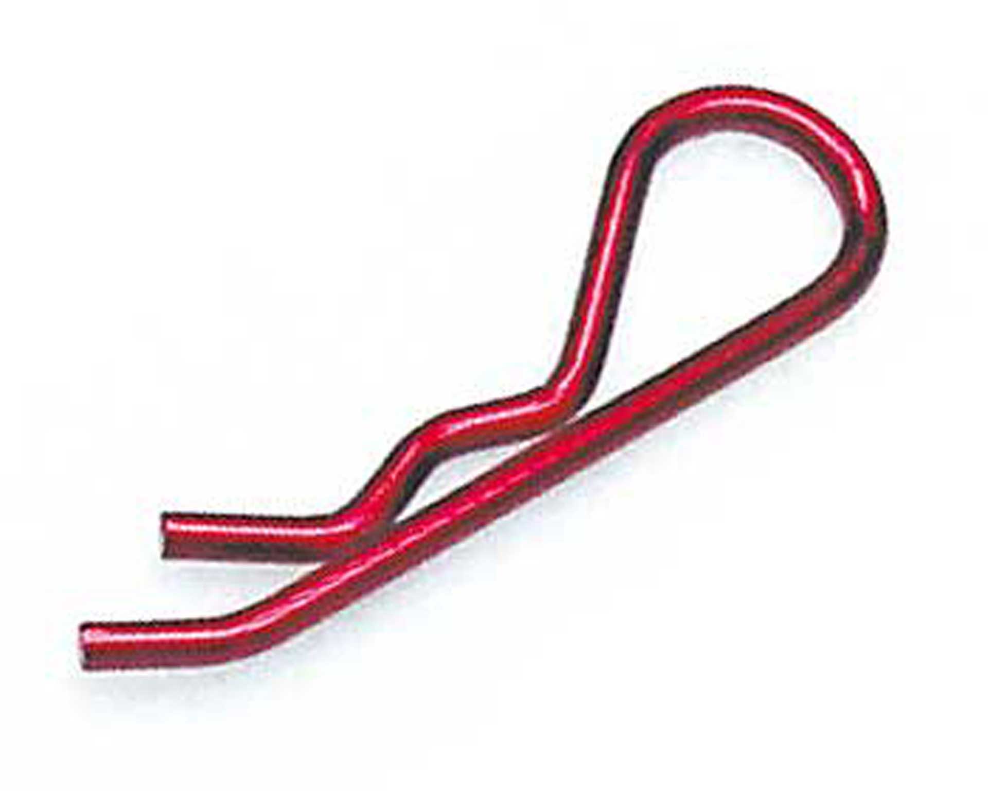 ROBITRONIC Car body clips Metallic Rot 1/8 (6Stk.) Splitpins