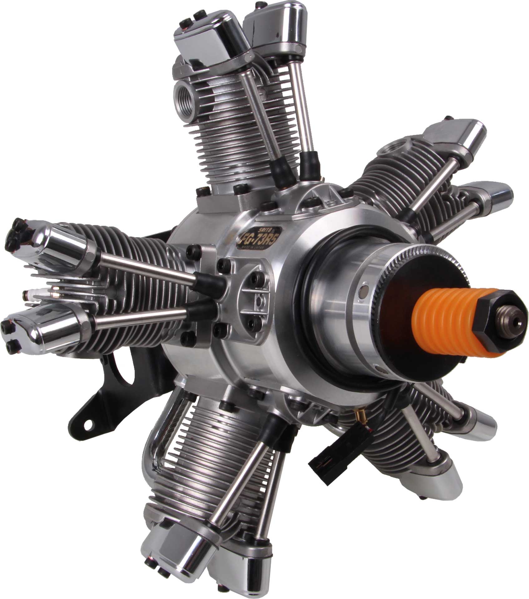 SAITO FG-73R5 gasoline radial engine 5-cylinder
