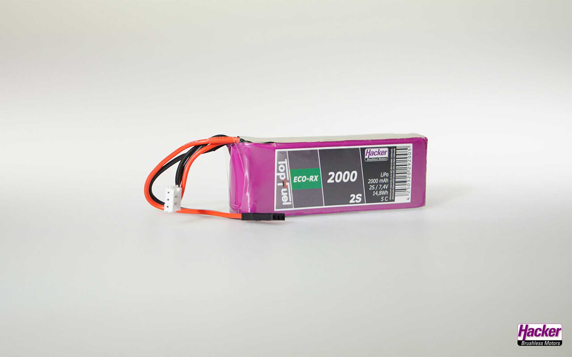 HACKER Top Fuel Lipo 5C ECO-X-RX 2000mAh 2S Batterie Lipo