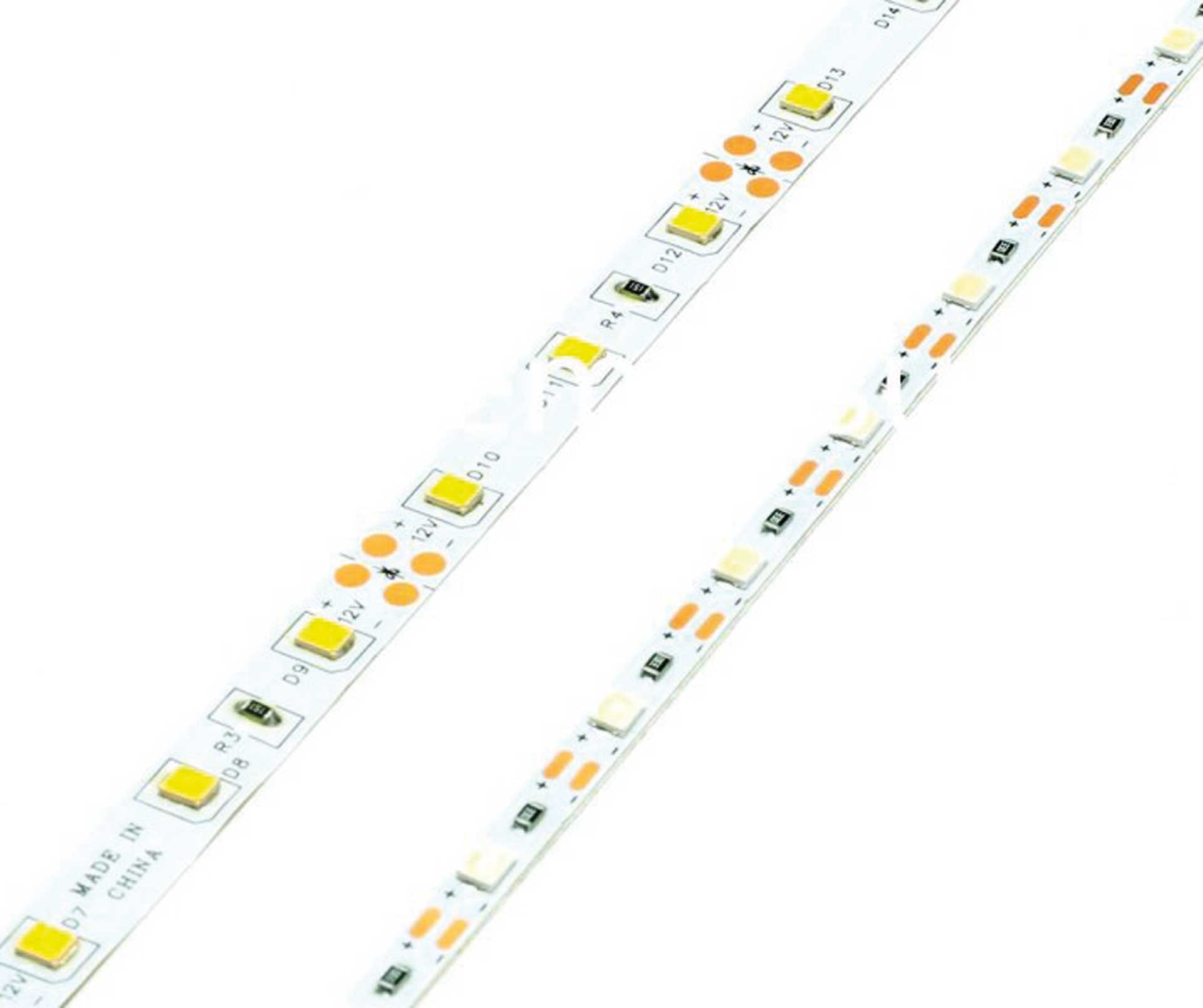 MODELLBAU LINDINGER Bande lumineuse LED blanc chaud rouleau de 5 mètres Bandes lumineuses