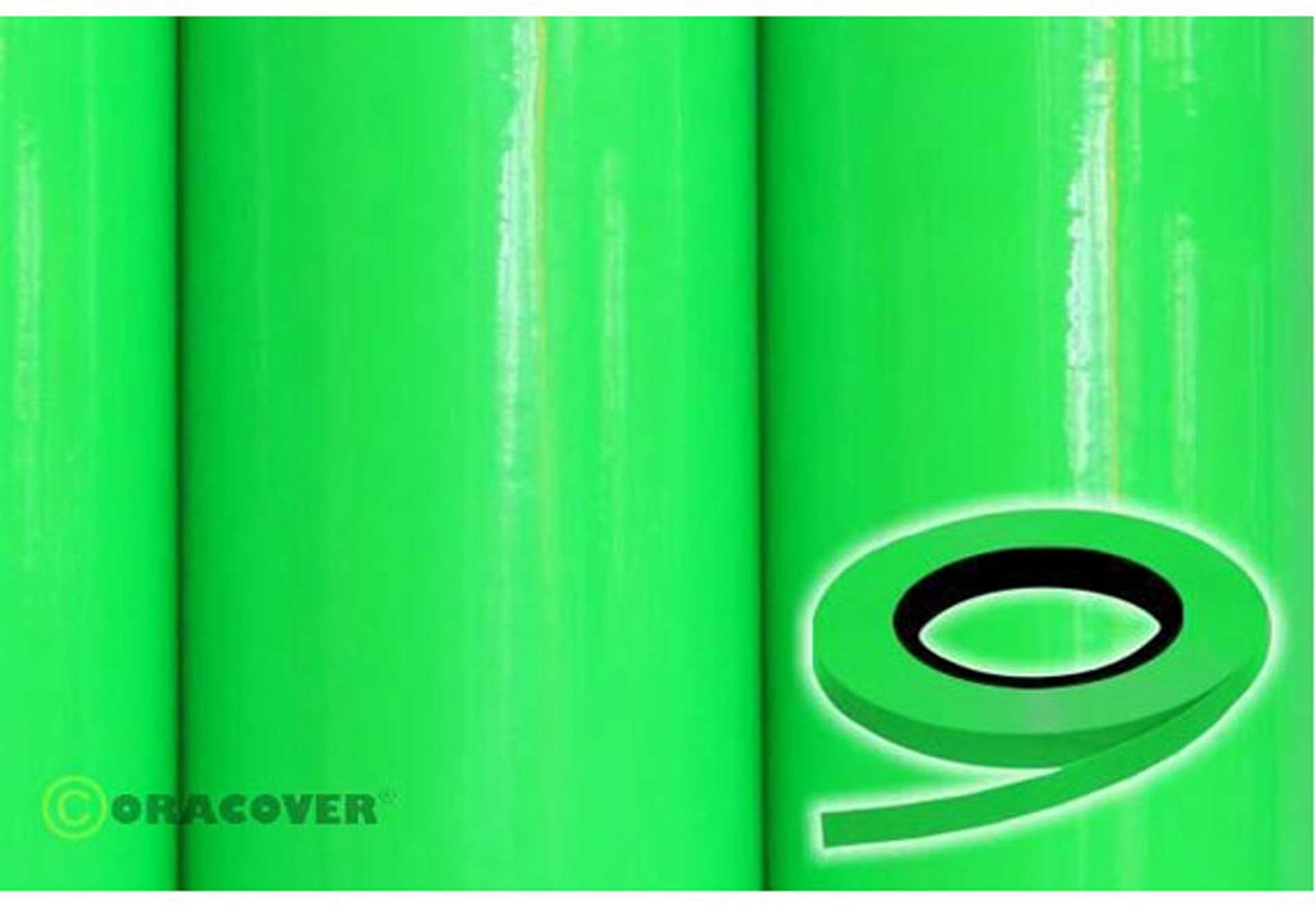 ORACOVER ORALINE DECORATIVE BAND FLUORESCENT GREEN / 15 METER # 41