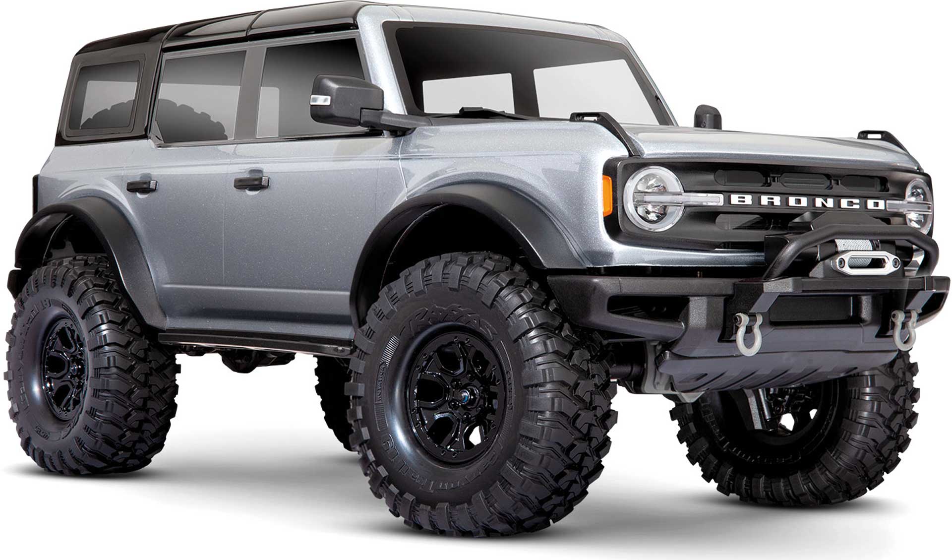 TRAXXAS TRX-4 2021 FORD BRONCO argent RTR Sans Accu /Chargeur 1/10 4WD SCALE-CRAWLER BRUSHED