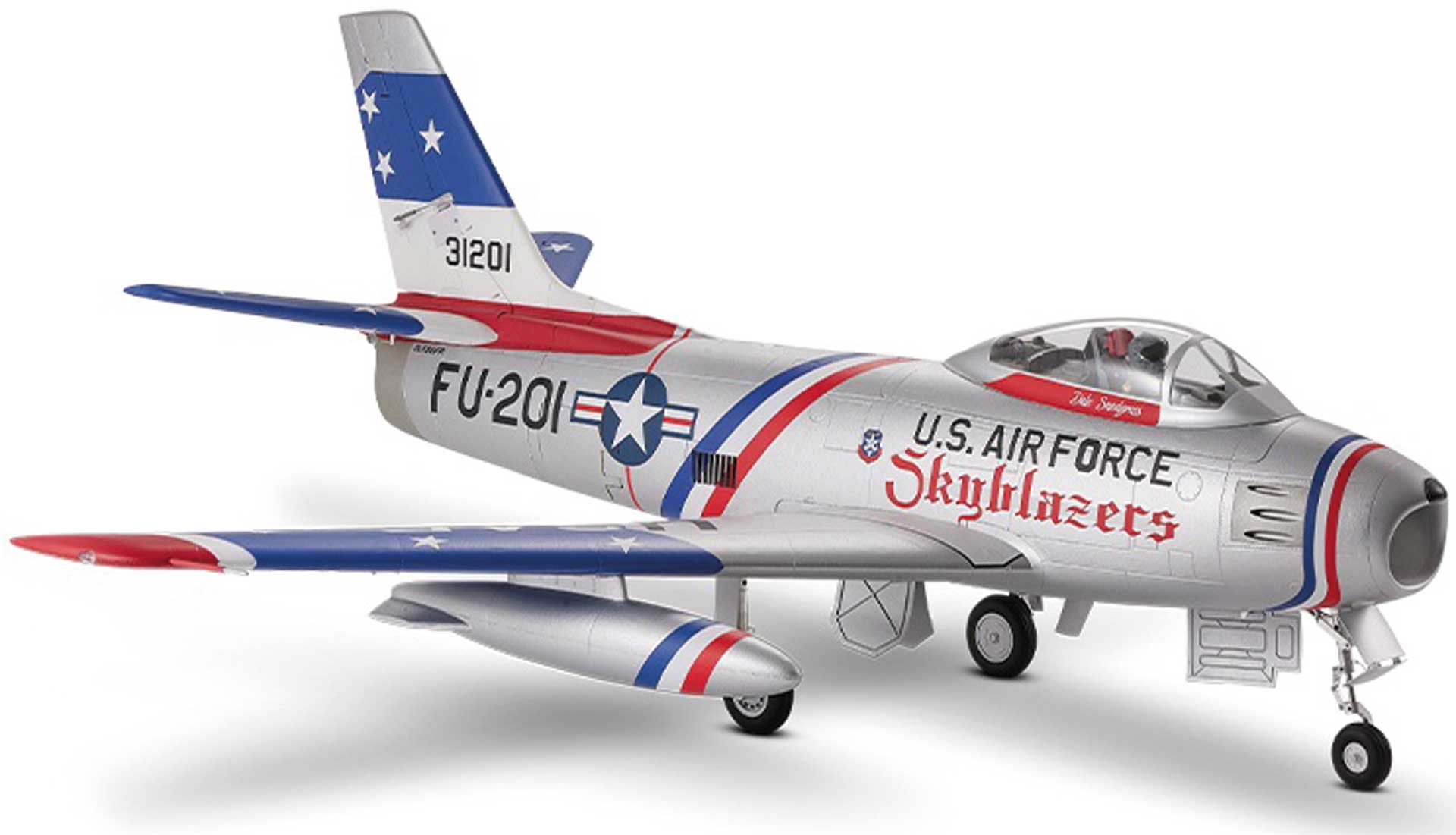 FMS F-86 Skyblazer Jet EDF 80 PNP blue - 122 cm