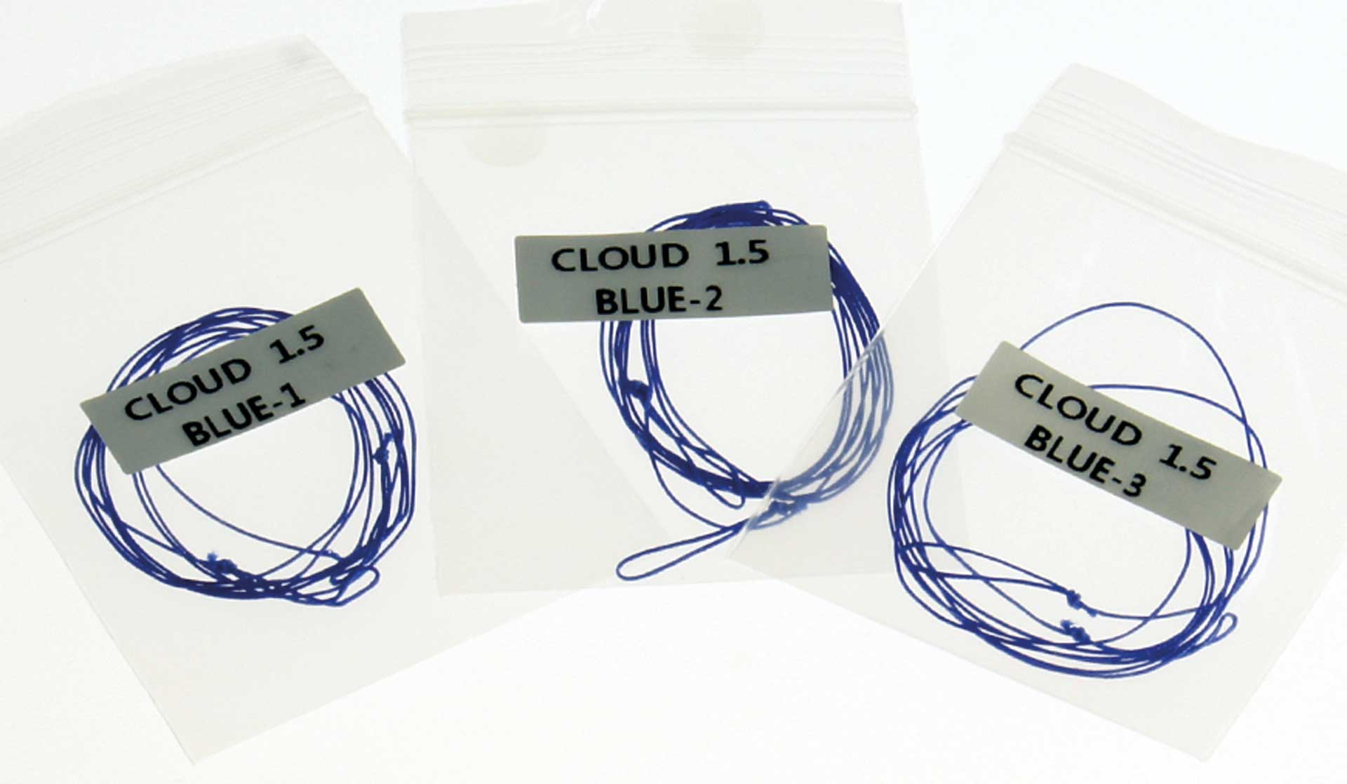 PARA-RC Laisse de rechange - Lignes à troncs C1-C2-C3 Cloud 1.5 Dyneema 0,25mm bleu