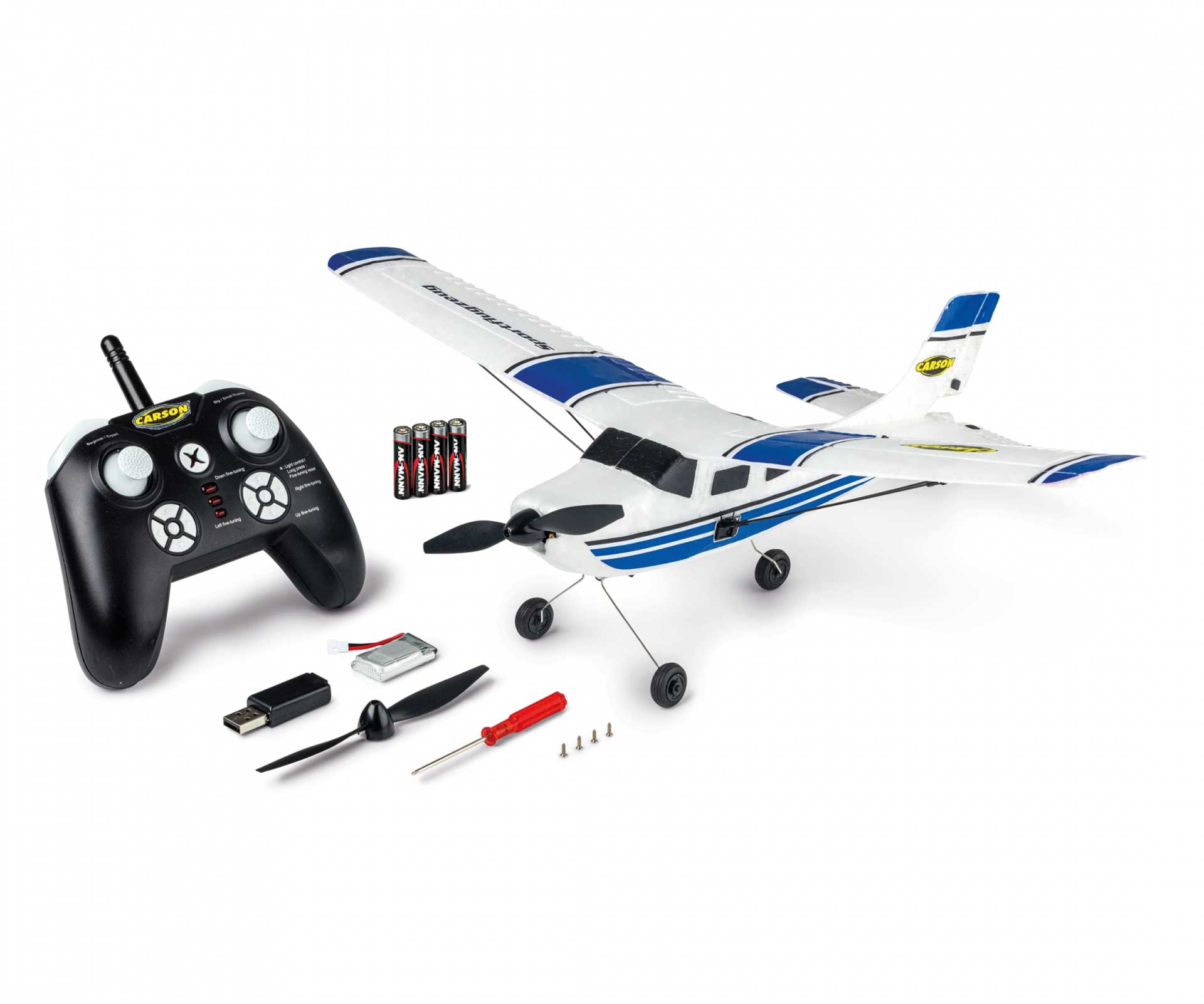 CARSON RC Sportplane 2.4 G 100% RTR blue
