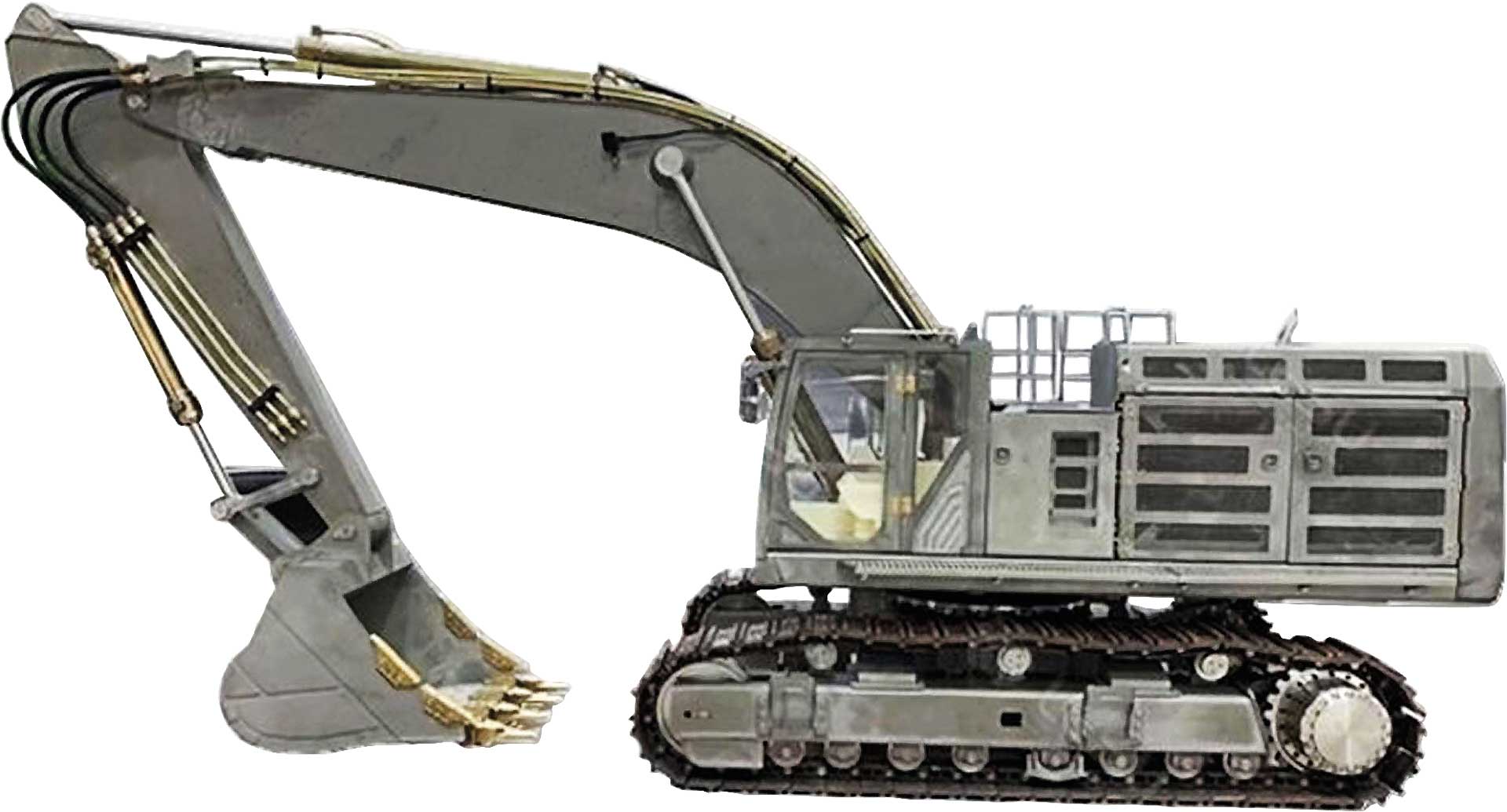 LESU HYDRAULIC FULL METAL EXCAVATOR KIT 1/14 UNPAINTED WITHOUT RC