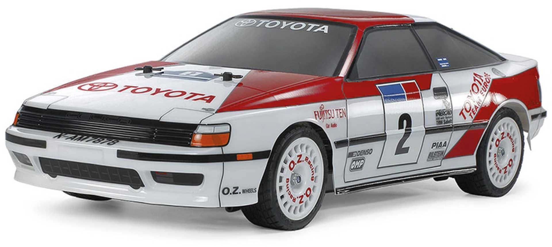 TAMIYA Toyota Celica GT-Four TT-02 1/10 4WD Kit with painted body