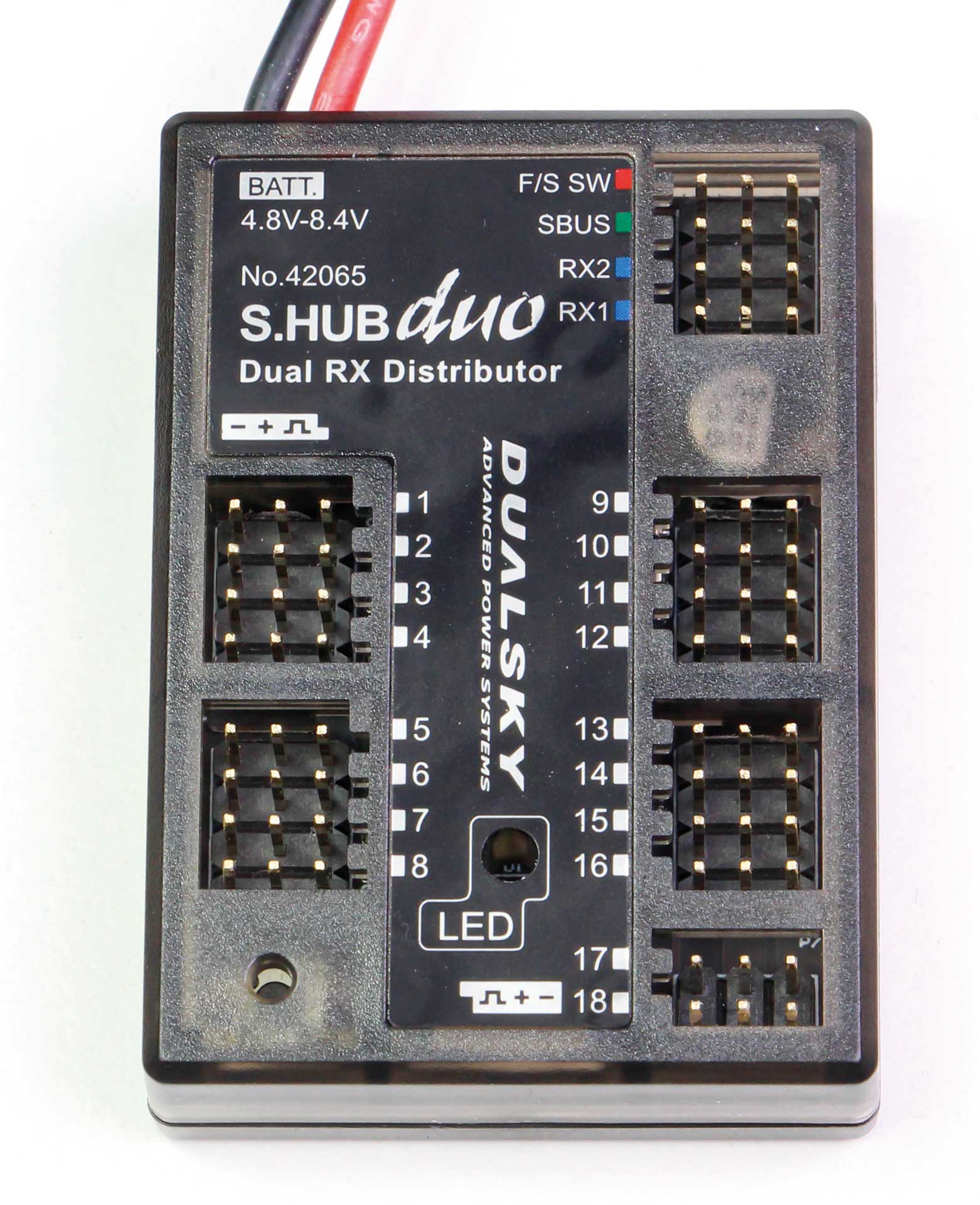 DUALSKY S.Hub Duo - 24 Channel Dual Seriell to PWM Converter