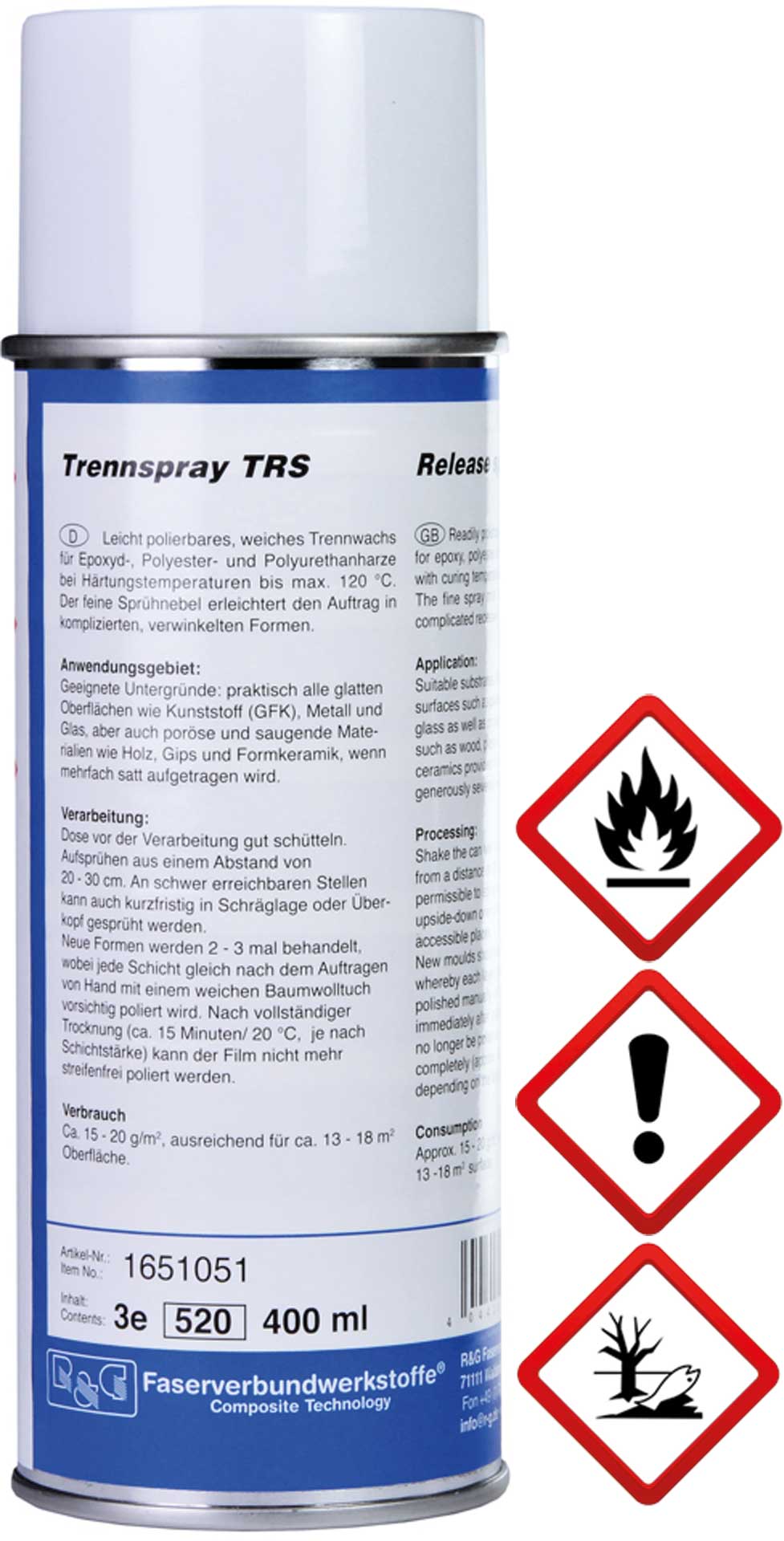 R&G Trennspray TRS, Sprühdose/ 400 ml