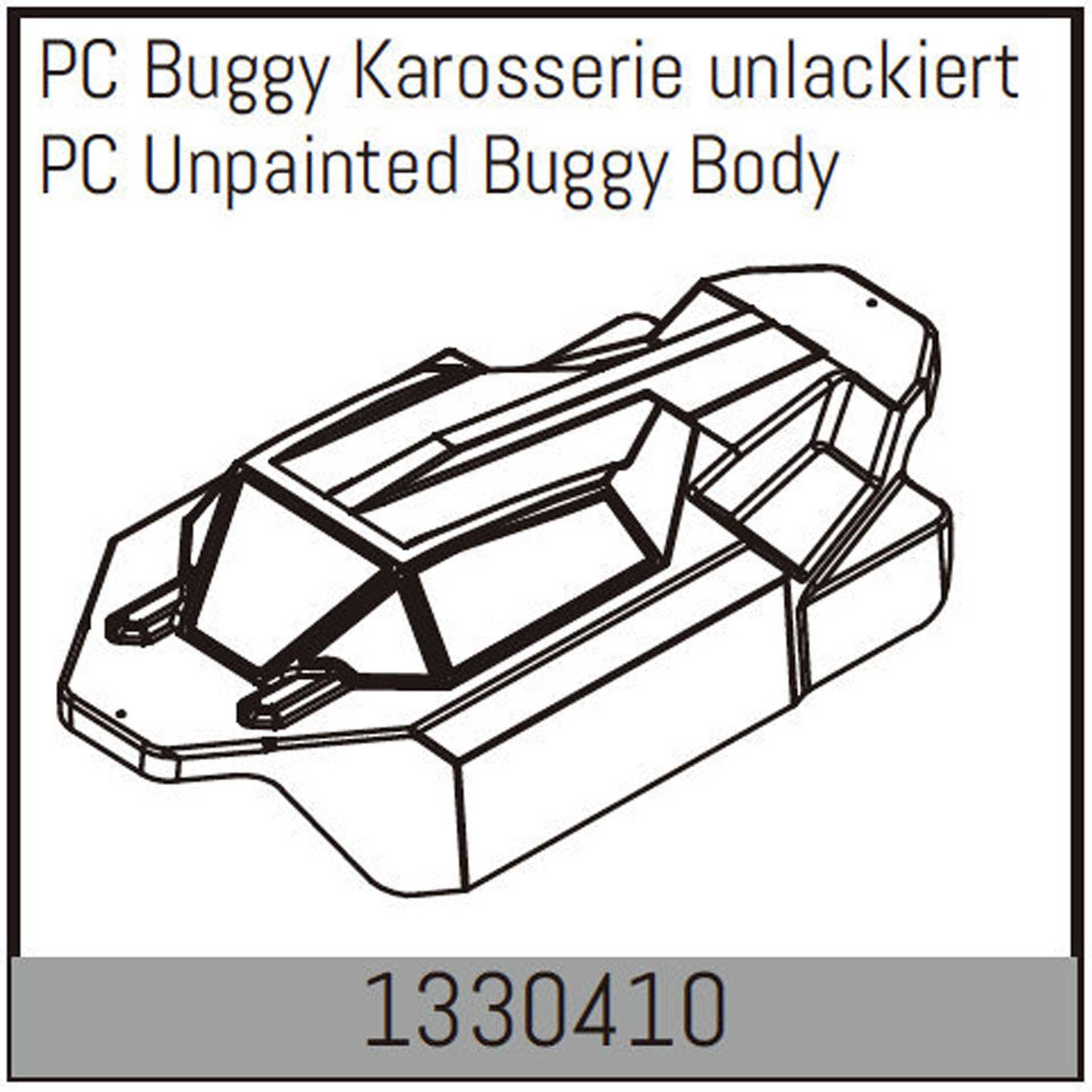 ABSIMA PC BUGGY BODY UNPAINTED