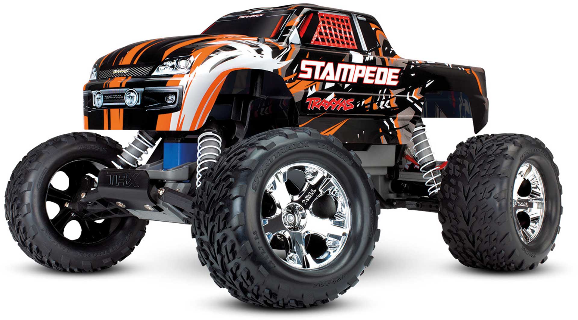 TRAXXAS Stampede orange RTR sans accu/chargeur 1/10 2WD MONSTER TRUCK BRUSHED