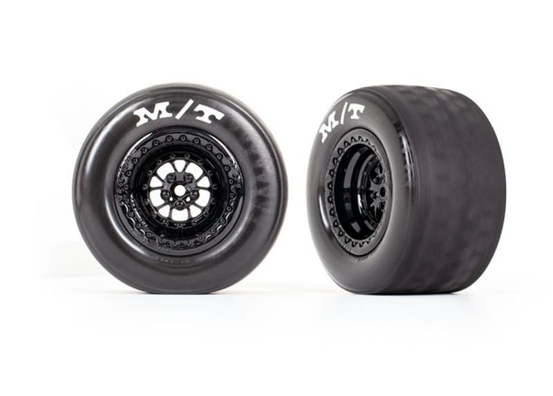 TRAXXAS Wheels mounted on RHIM black glossy rear (2)