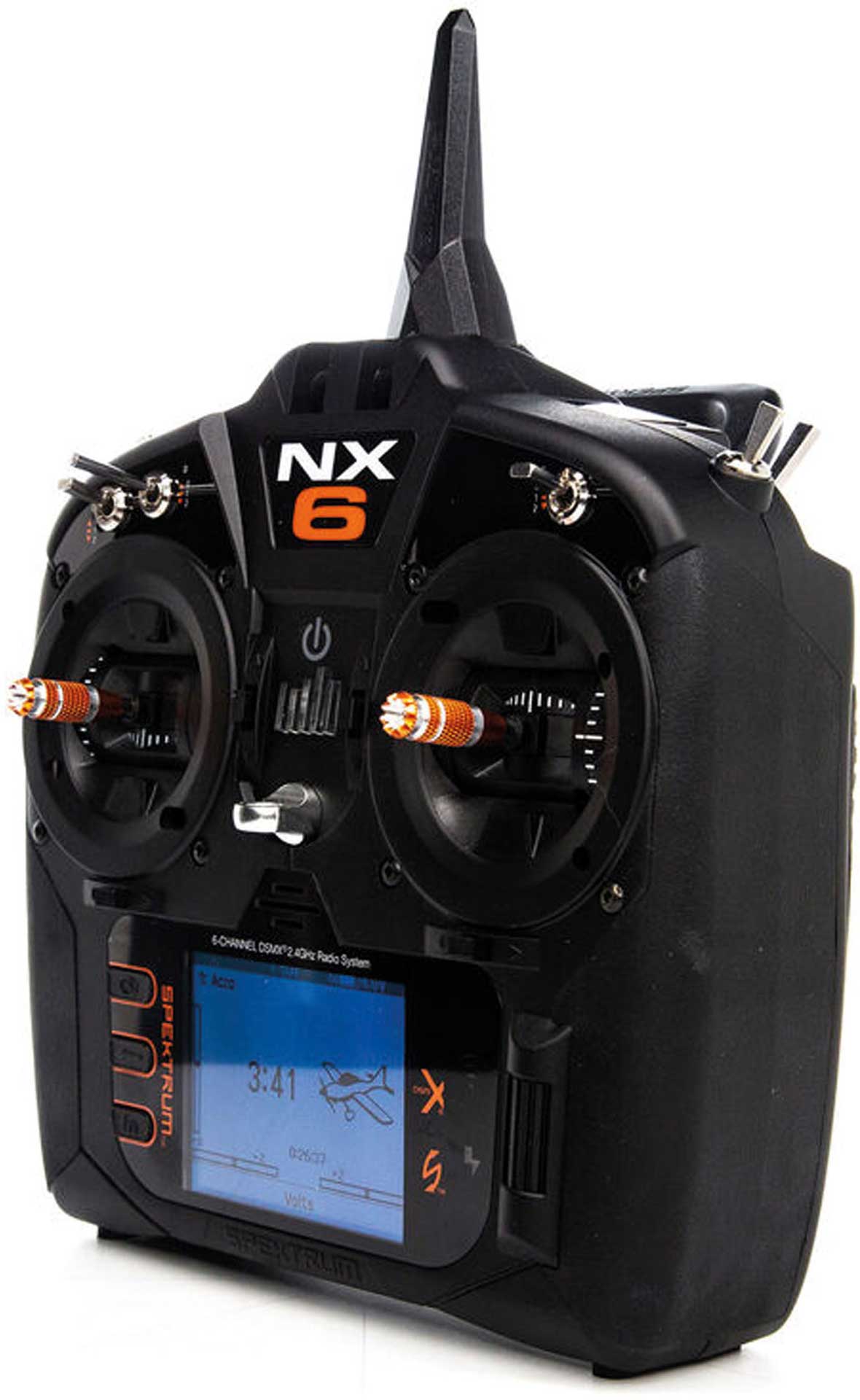 SPEKTRUM NX6 6 canaux émetteur seule DSMX RADIOCOMMANDE RC 2,4GHZ