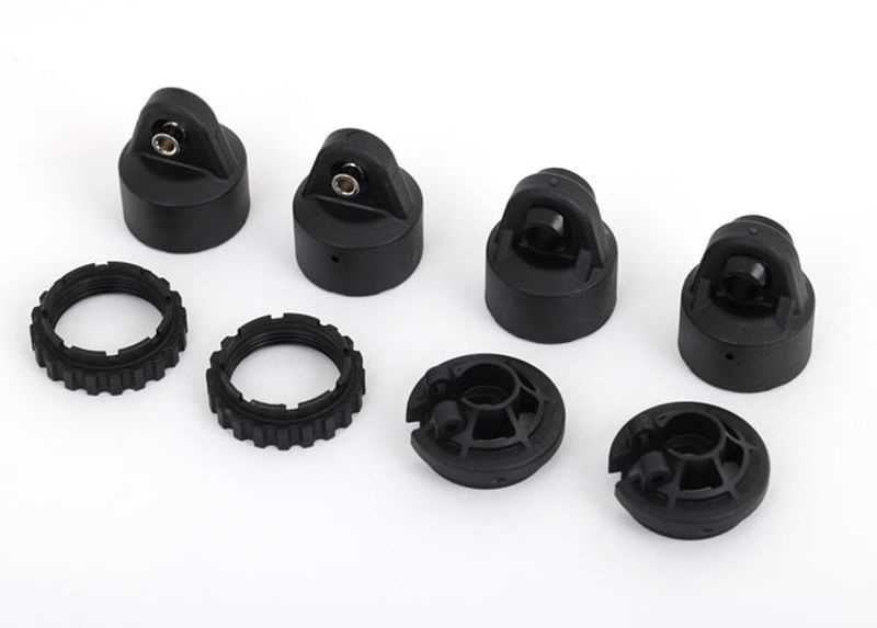 TRAXXAS Damper caps GT-Maxx® + Spring adjusters (2 each) for Sledge